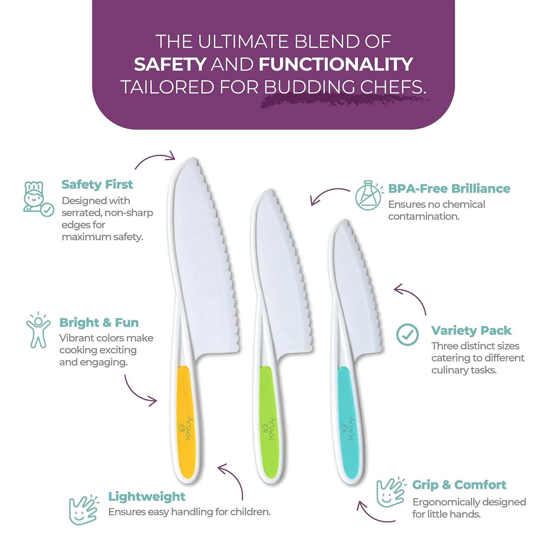 Tovla Jr. Premium Nylon Knife Set