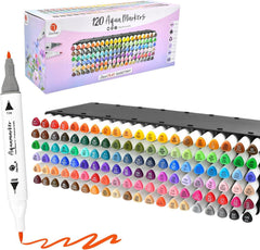 Deco Time 120 Aqua Markers in XXL Base Tray