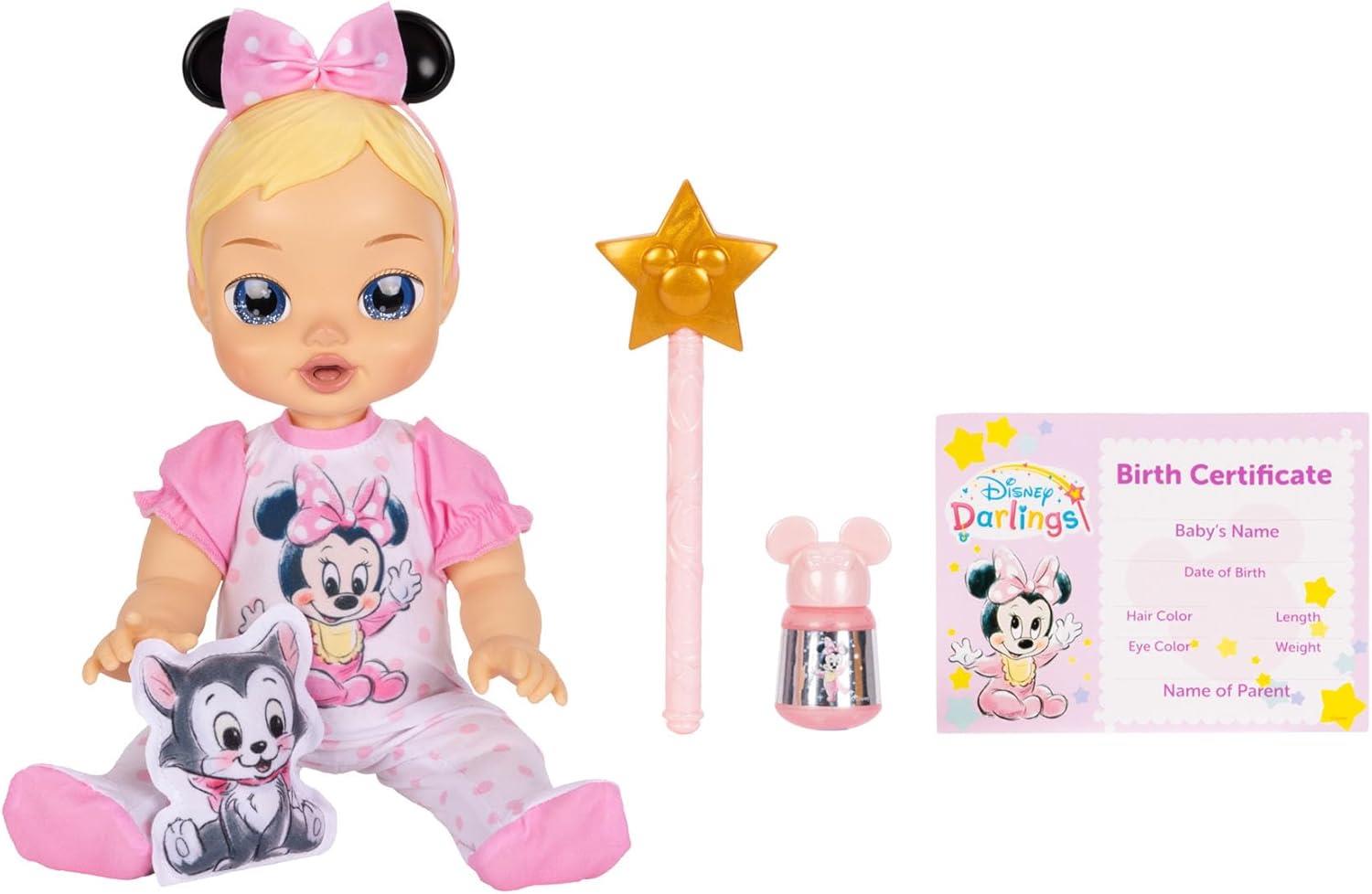 Disney Darlings Minnie Mouse 33cm Deluxe Interactive Doll