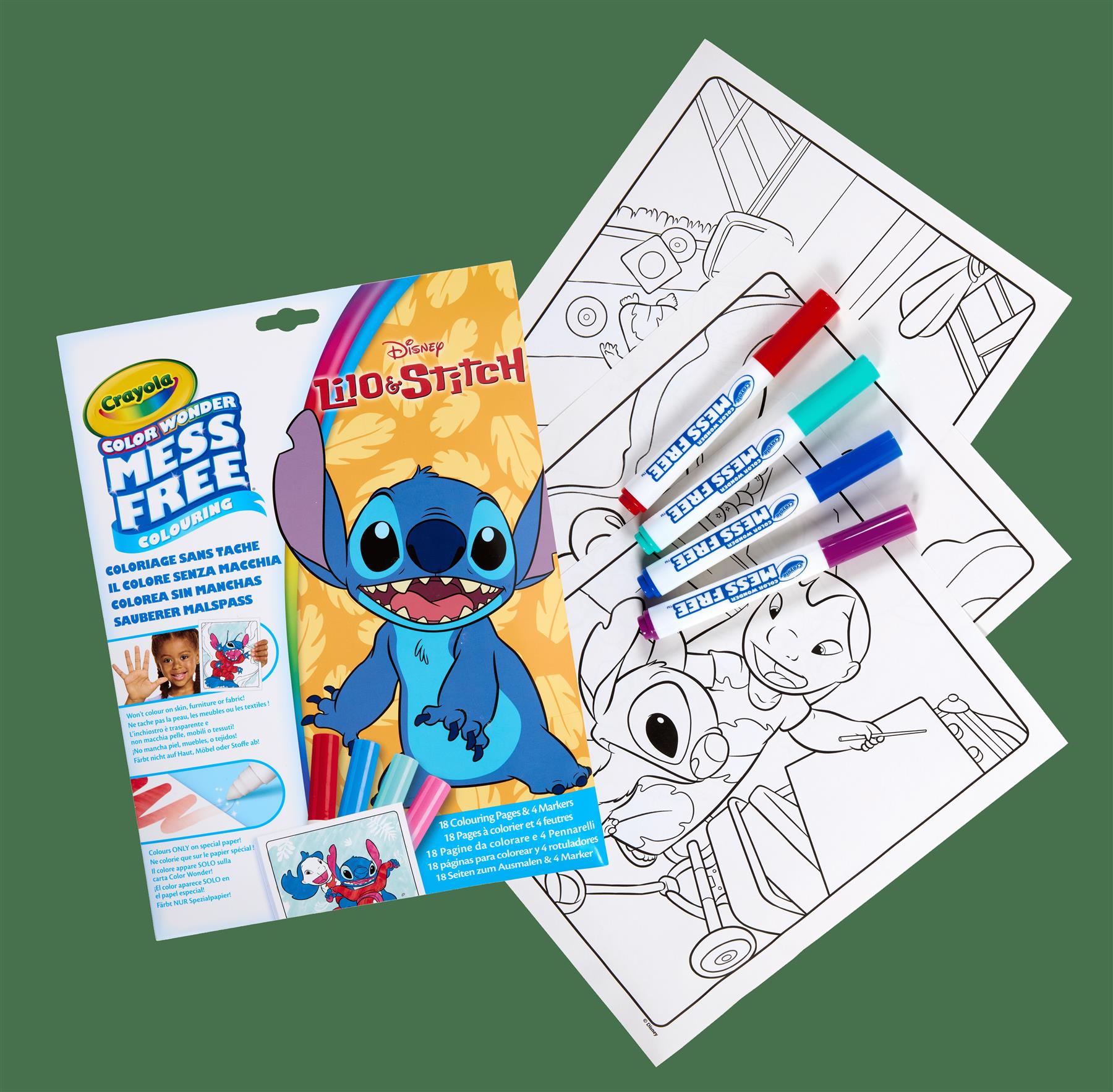 Crayola Lilo & Stitch Colour Wonder Mess Free Colouring Book