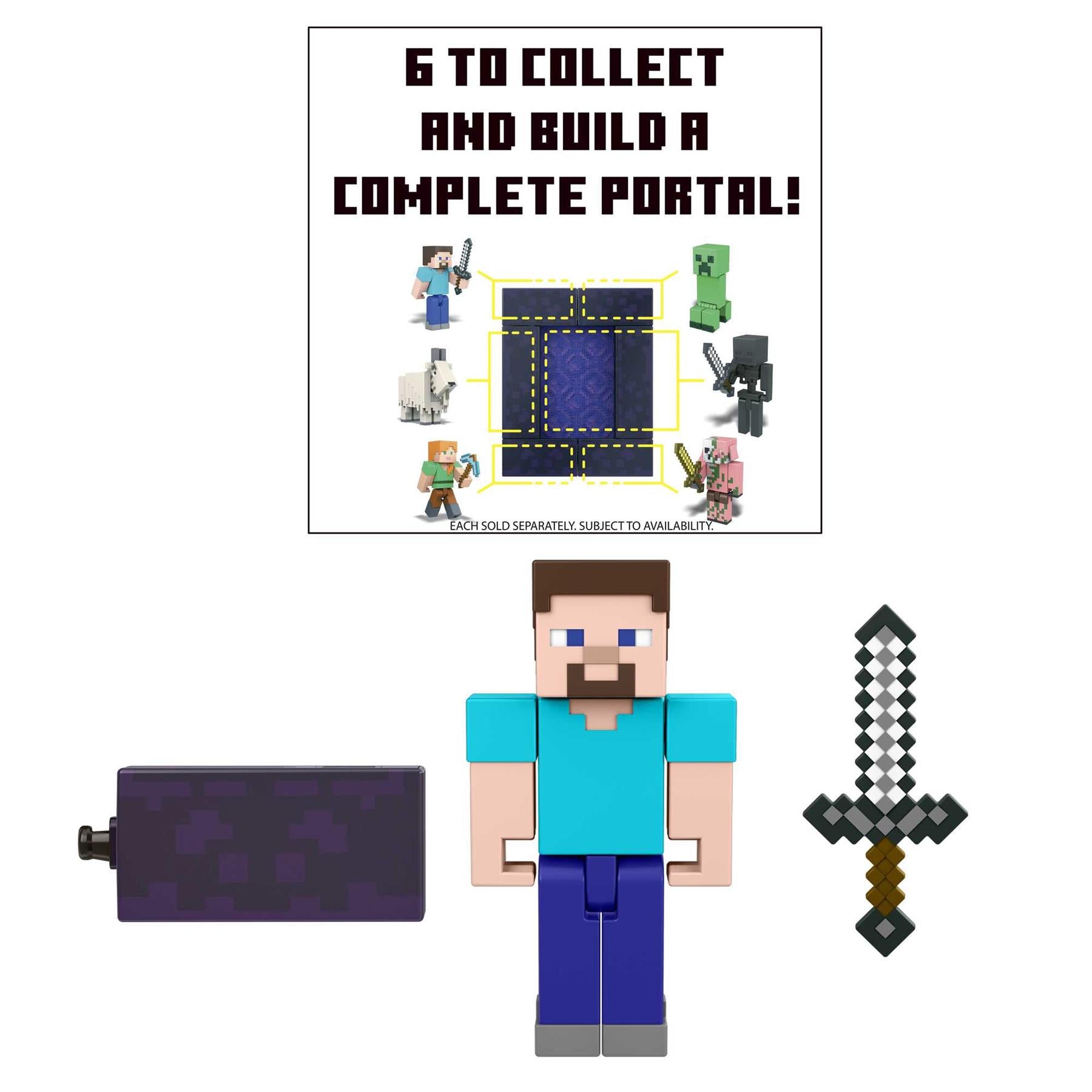 Minecraft Action Figures Assortment - Steve