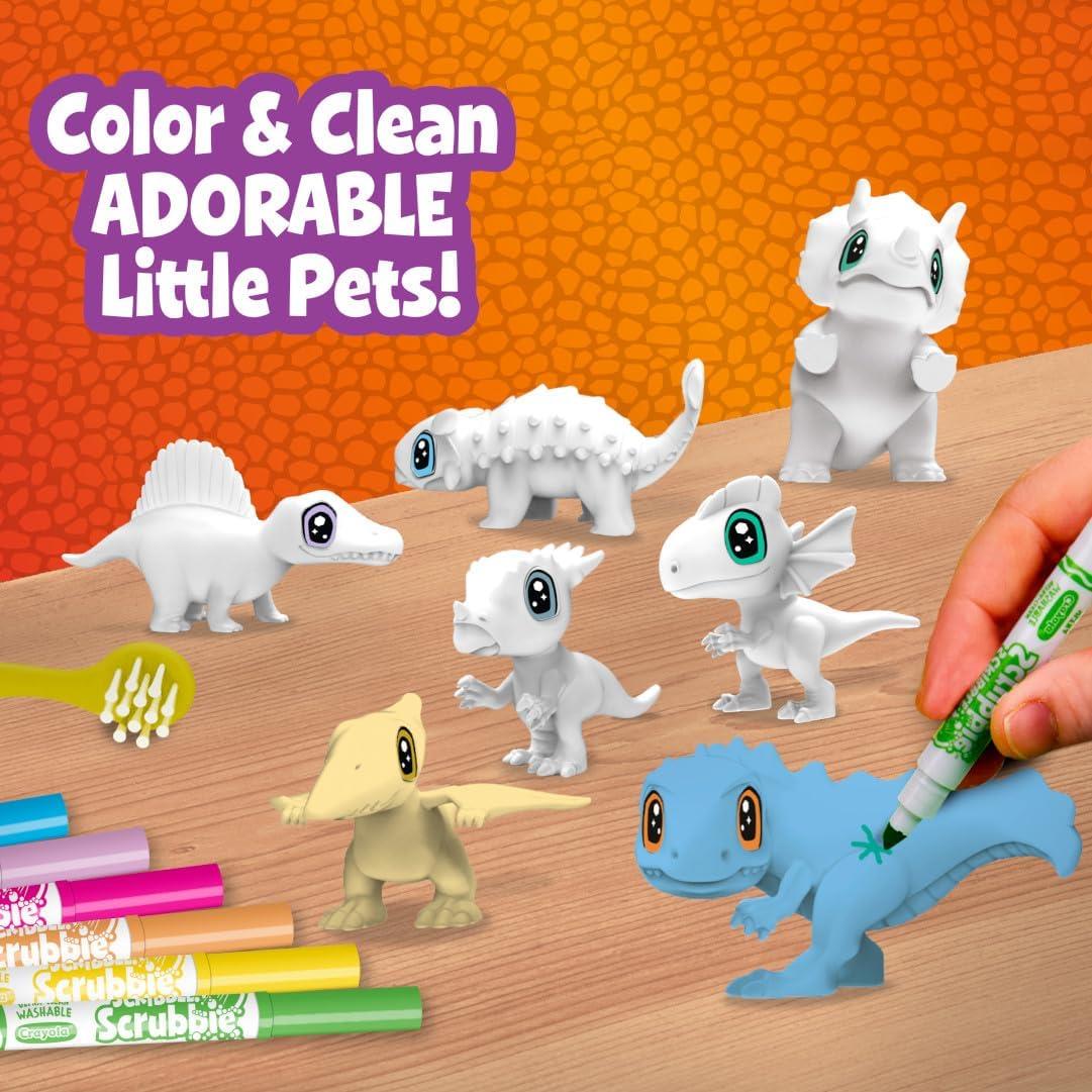 Crayola Scribble Scrubbie Glow Dino Pets - 6 Colour Pack