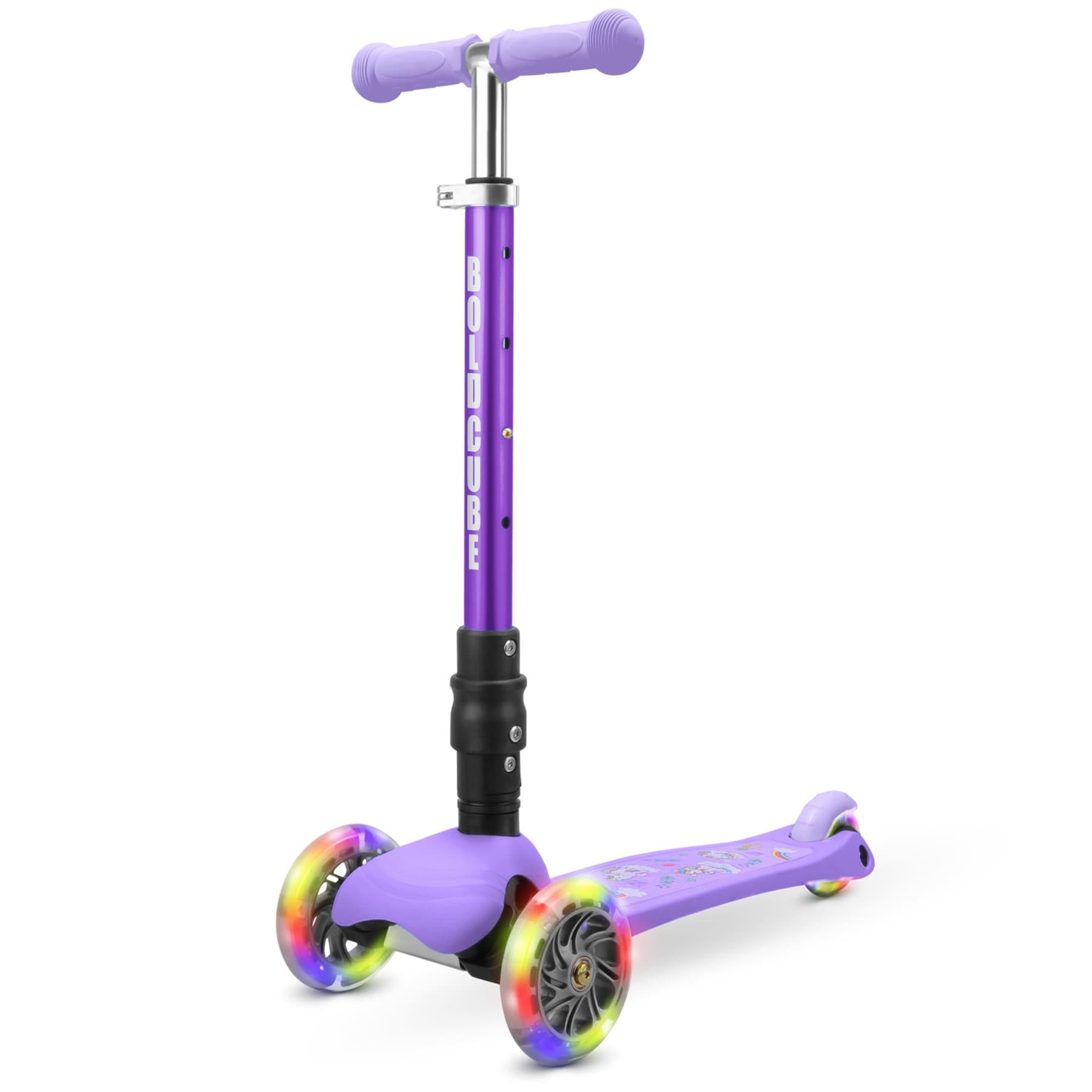 Boldcube Teeny Fold  3 Wheel Scooter - Unicorn