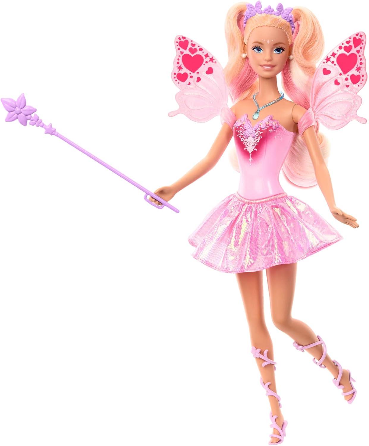 Barbie Fantasy Fairy Doll with Colour Changing Wings