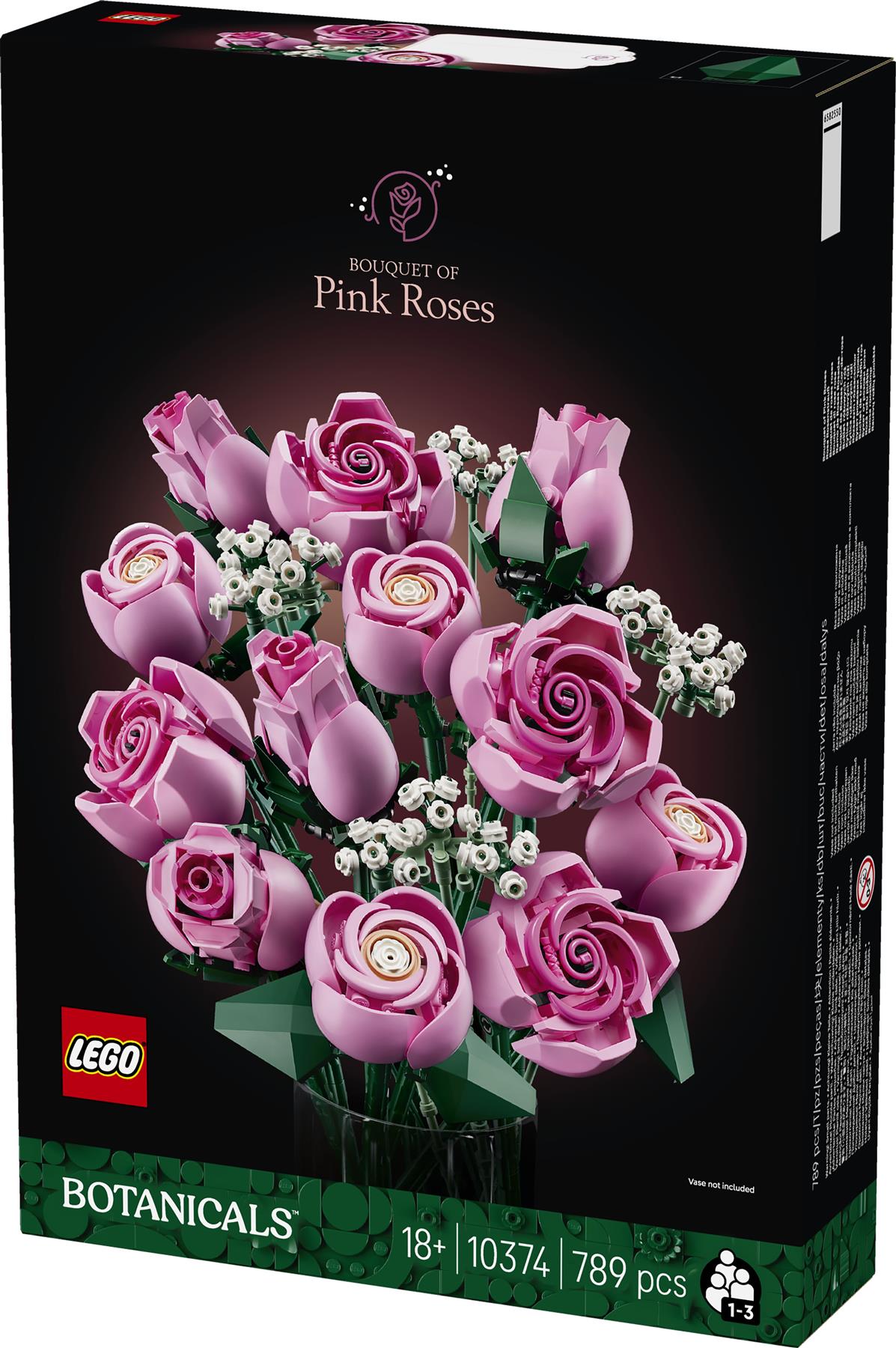 LEGO Botanicals Bouquet of Pink Roses 10374