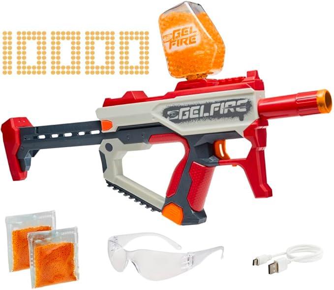 Nerf Pro Gelfire Mythic Full Auto Blaster and 10,000 Gelfire Rounds