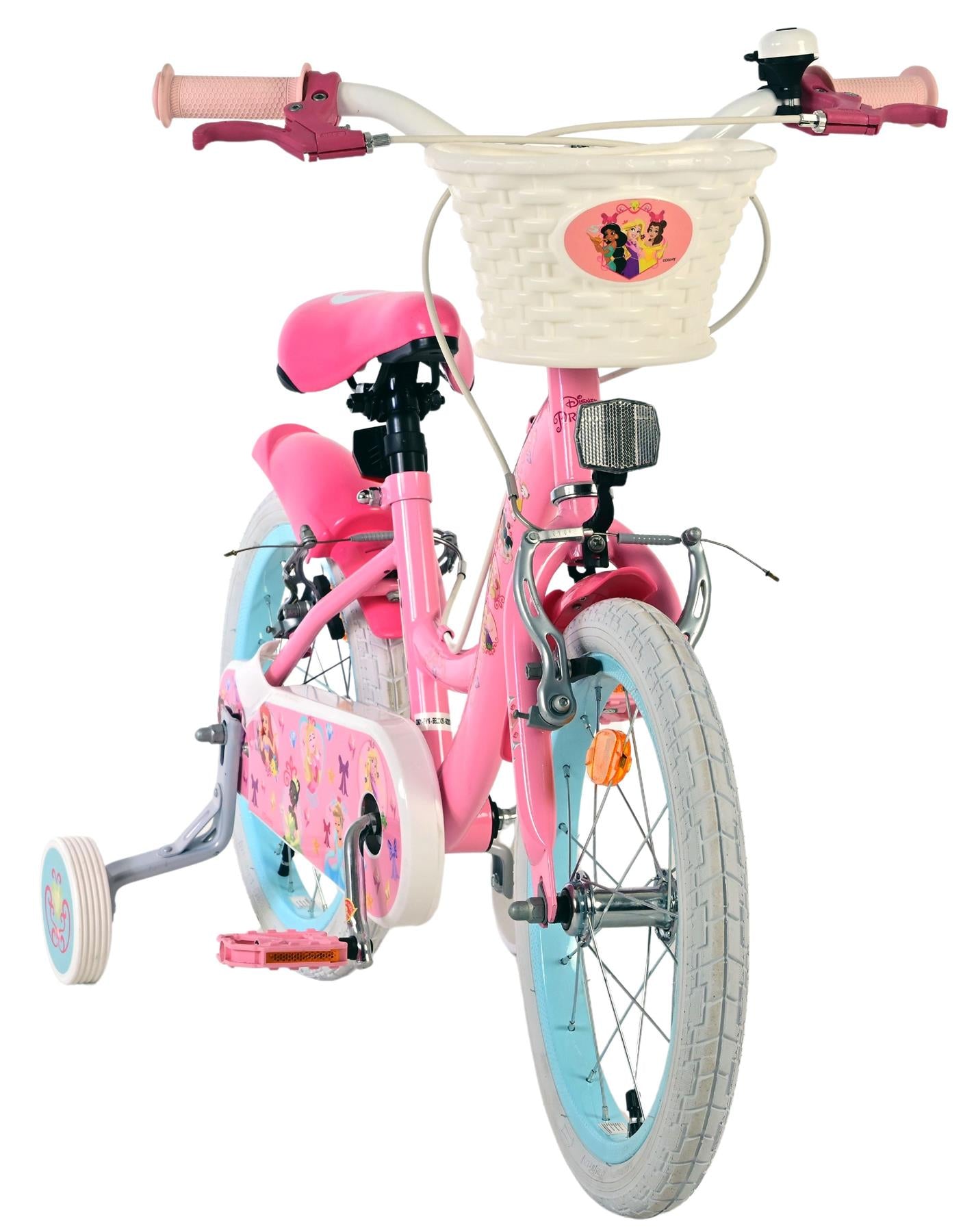 Disney Princess Children's 14 inch Two Hand Brake Bike - Pink