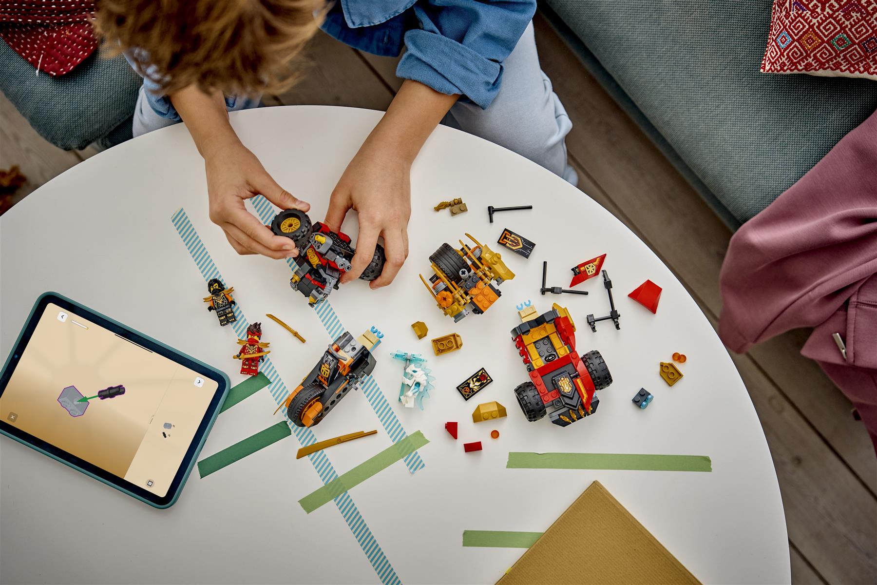 LEGO Ninjago Kai and Cole's Combiner Vehicles 71864