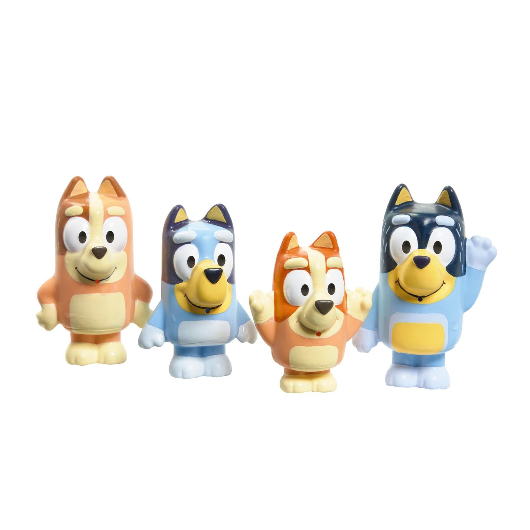 Bluey Bath Squirters Family 4 Pack