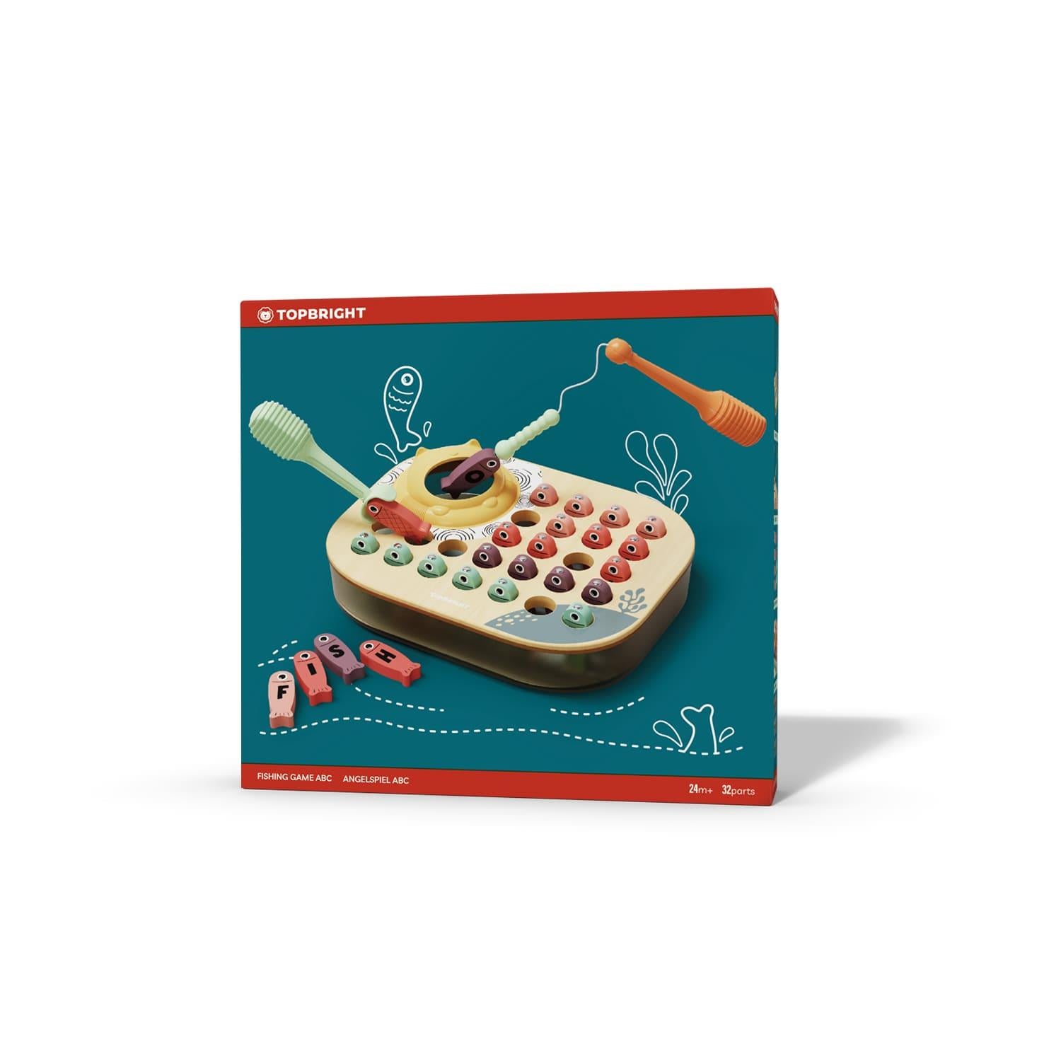 Topbright Wooden Fishing Game ABC