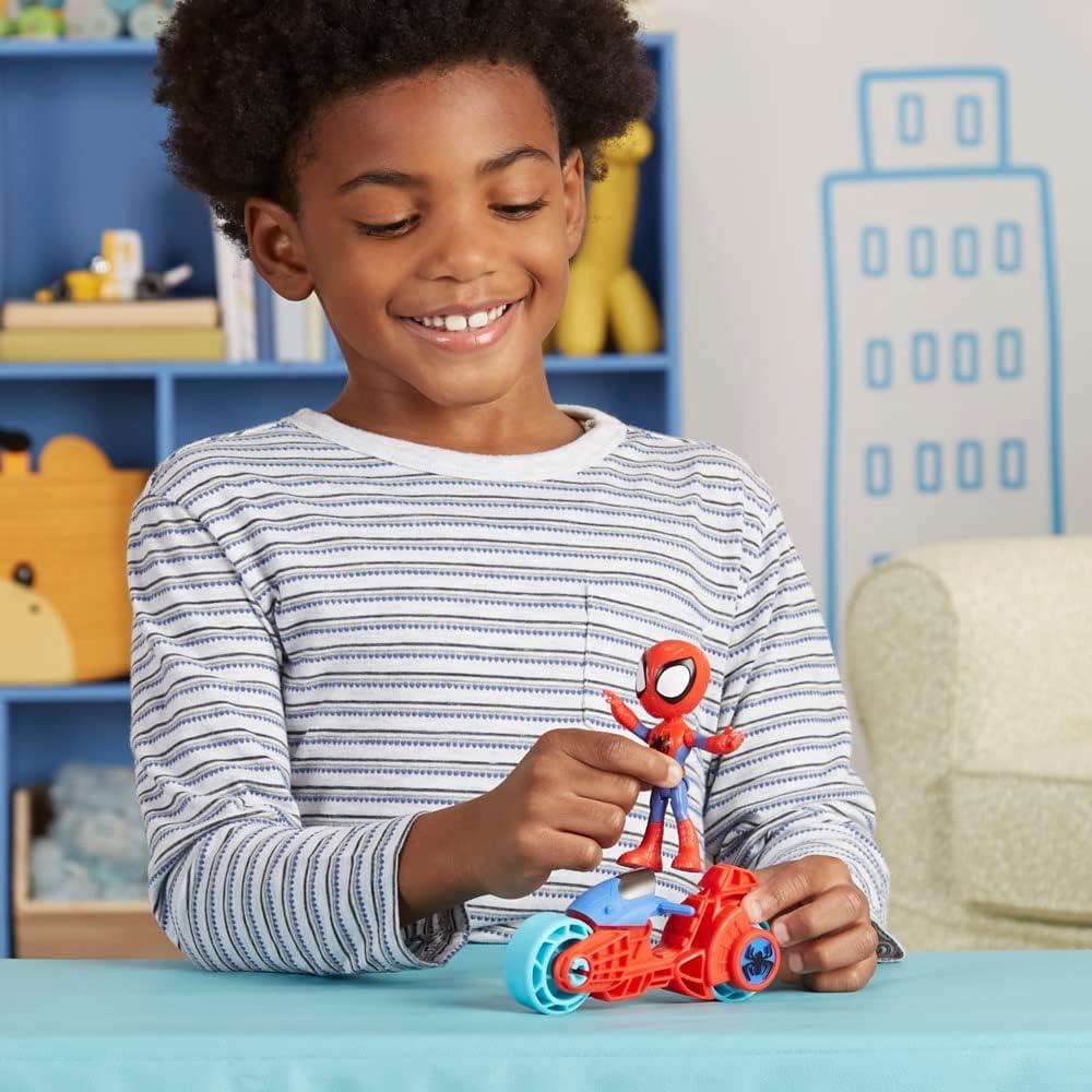 Marvel Spidey & His Amazing Friends Figure & Motorcycle Set