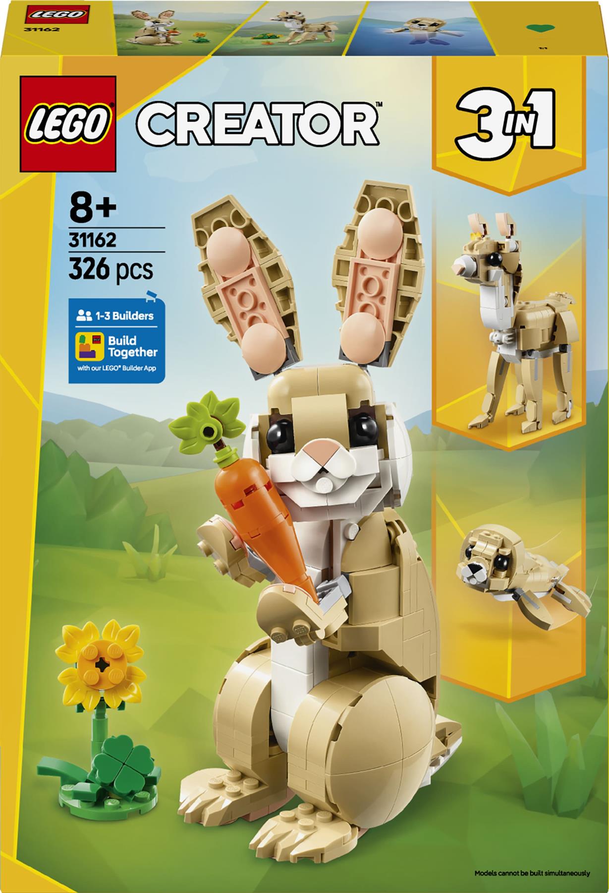 LEGO Creator 3-in-1 Cute Bunny 31162