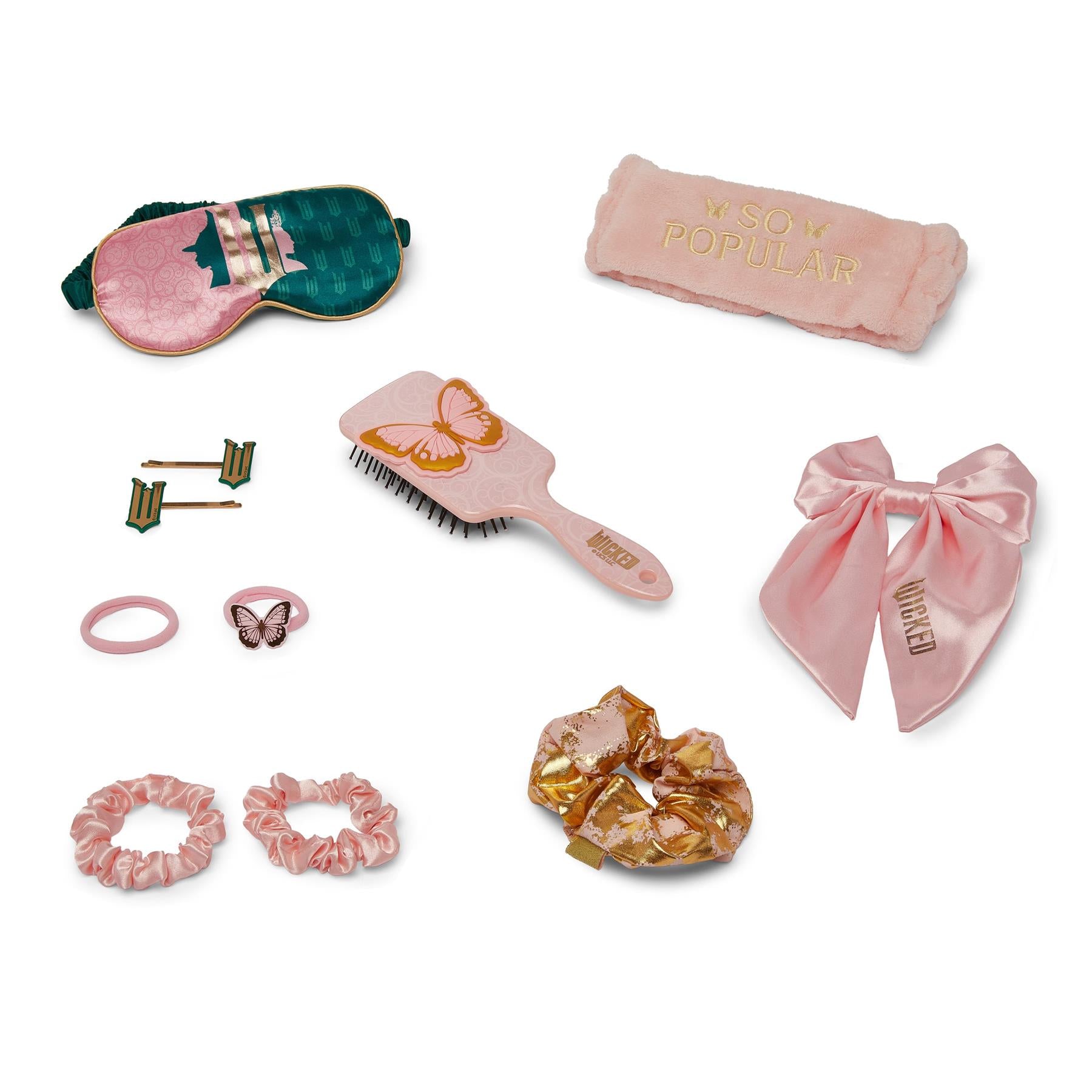 Wicked for Good Glinda 11-piece Premium Hair Accessory Set Pink