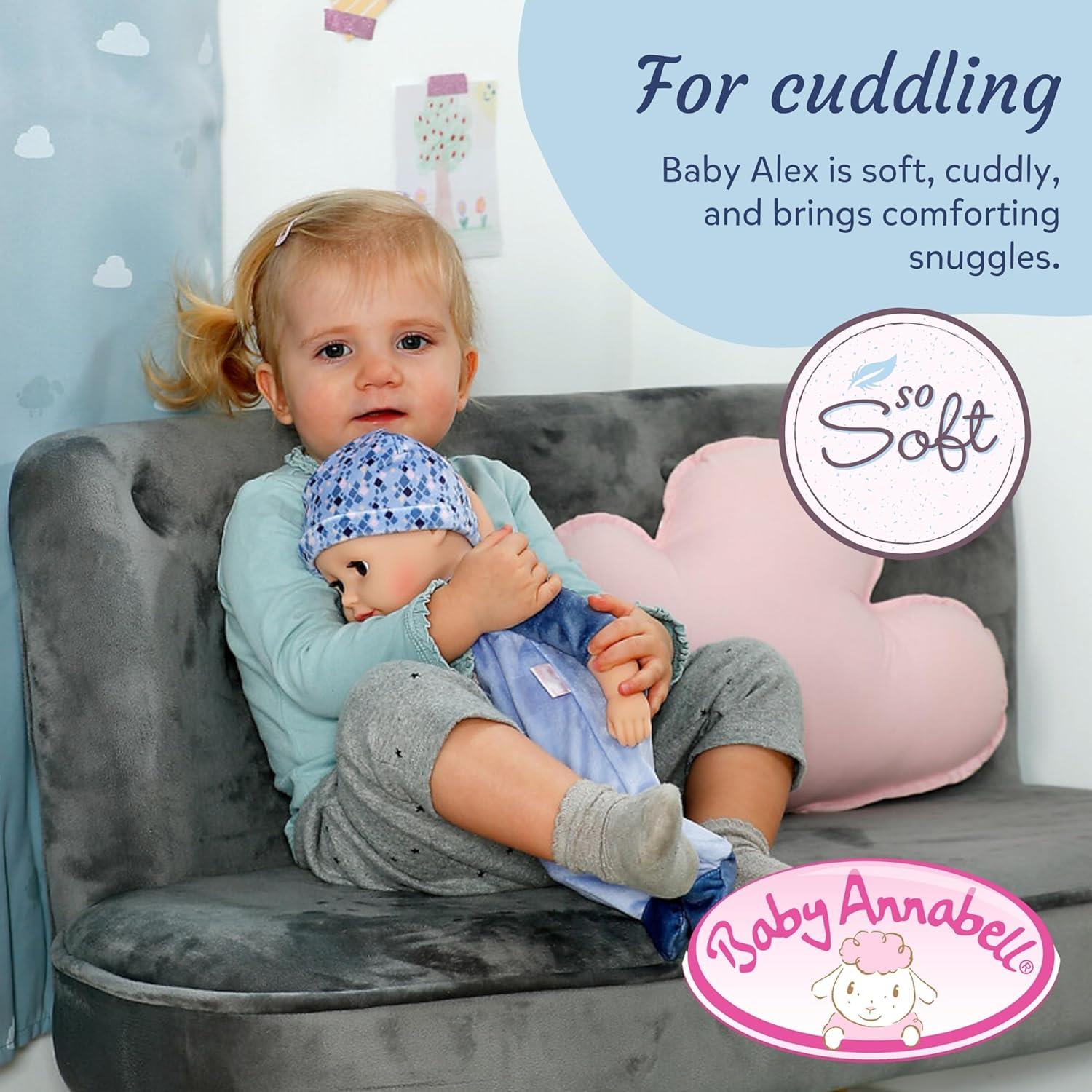Baby Annabell Soft 36cm Baby Doll with Sleeping Eyes - Alex