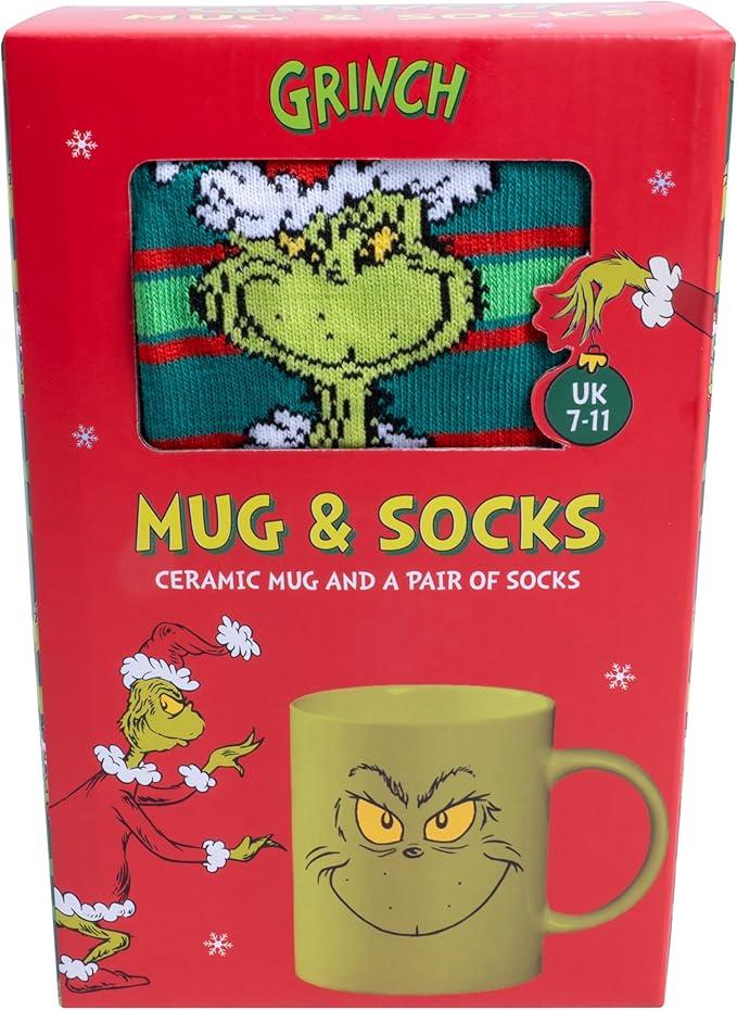 The Grinch Mug & Socks Set