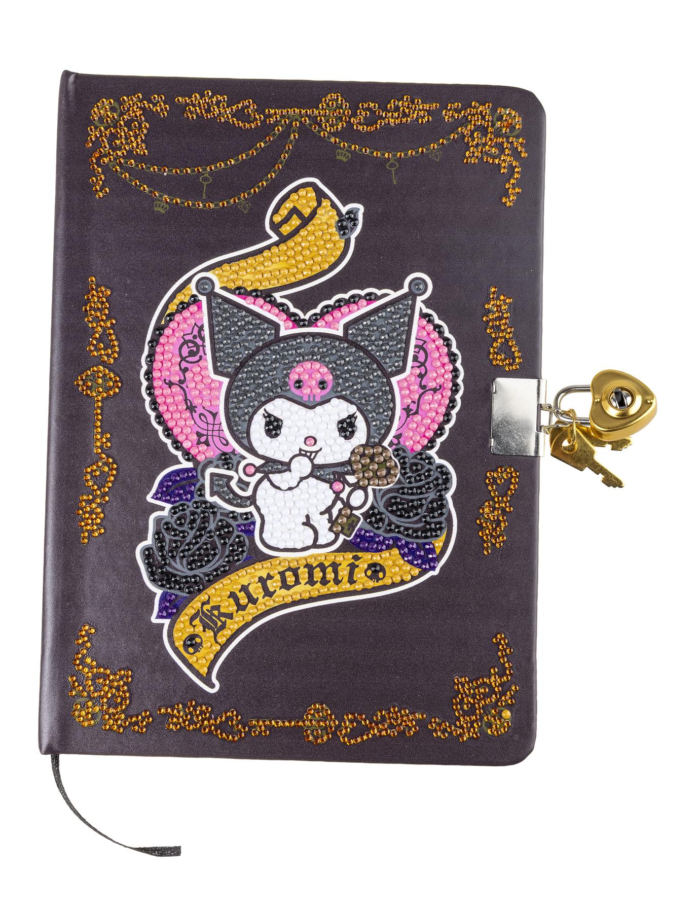 Hello Kitty and Friends Kuromi Crystal Art Secret Diary