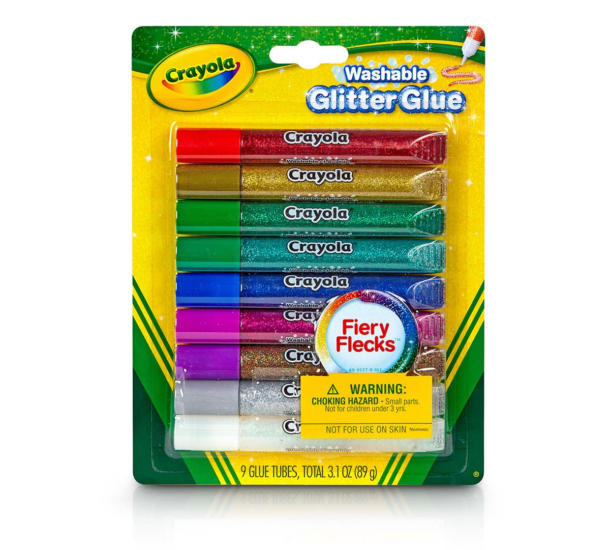 Crayola Washable Glitter Glue 9 Pack