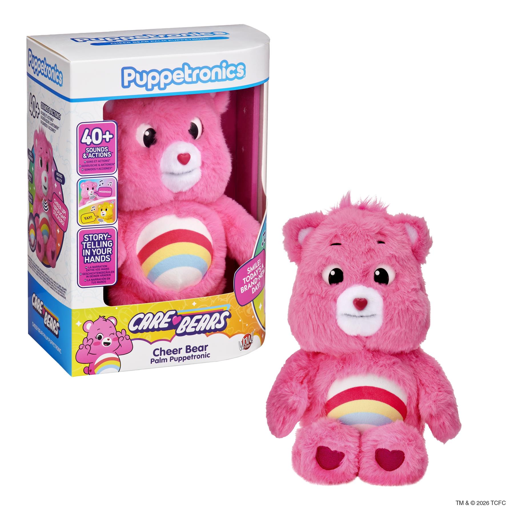 Care Bears Cheer Palm Puppetronic Plush