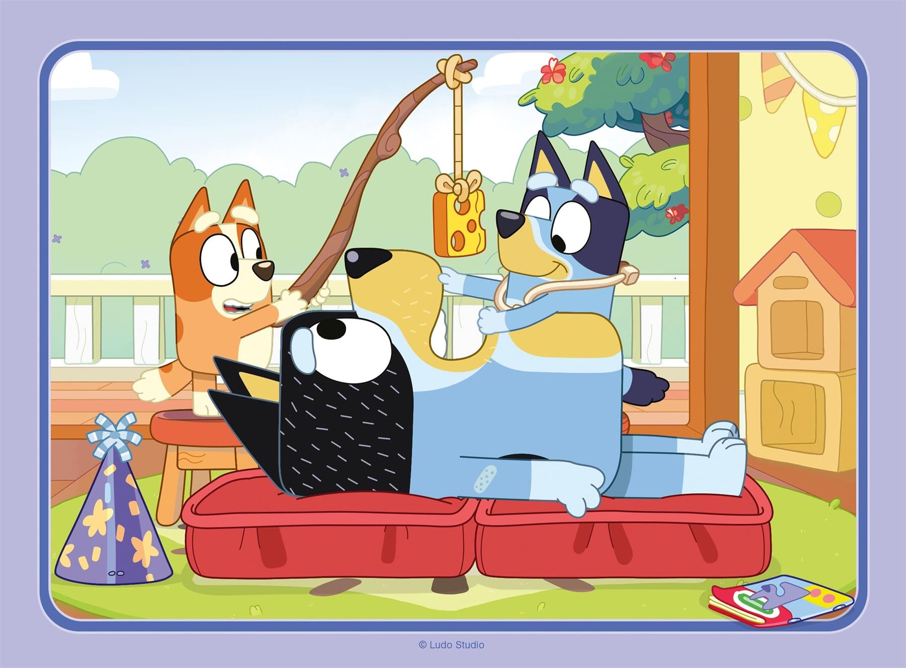 Ravensburger Bluey 4 in a Box Puzzle