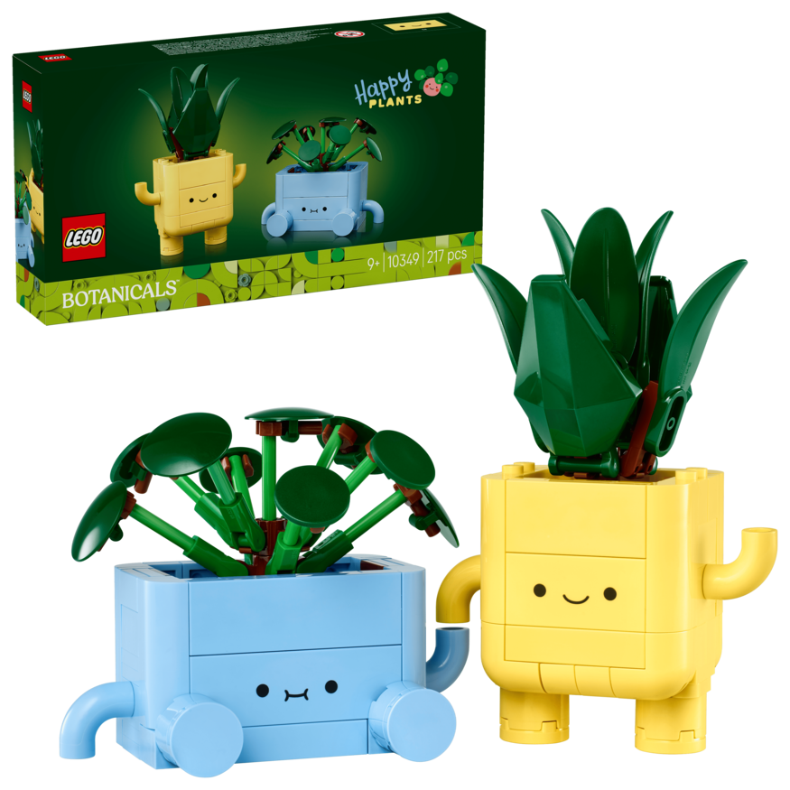 LEGO Botanicals Happy Plants Building Toy Set 10349