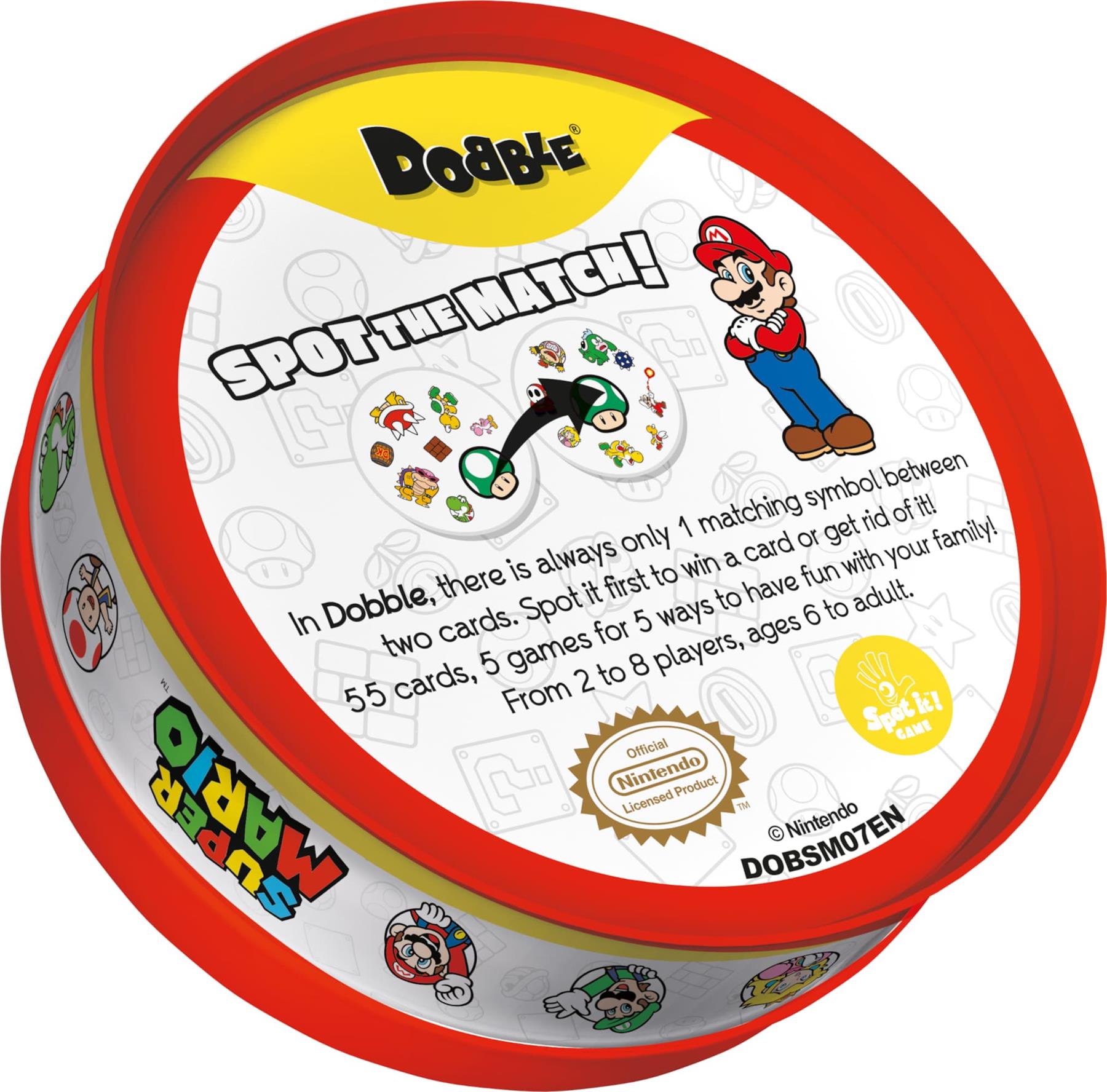 Dobble Super Mario Family Card Game