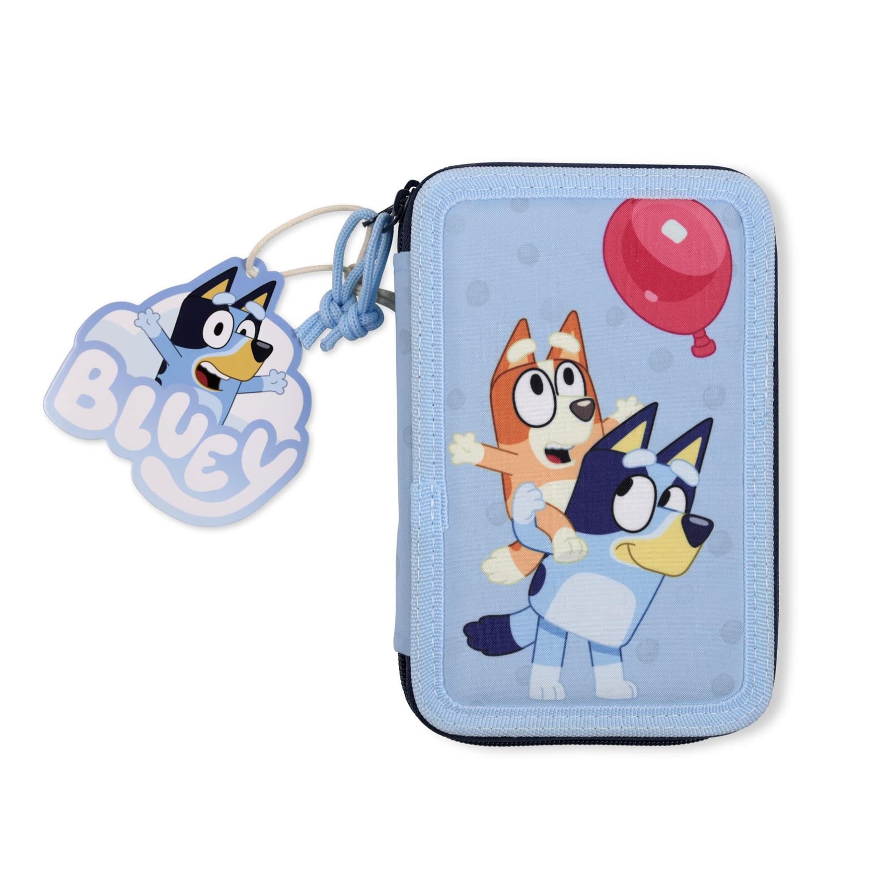 Bluey 2 Zip Stationery Filled Pencil Case