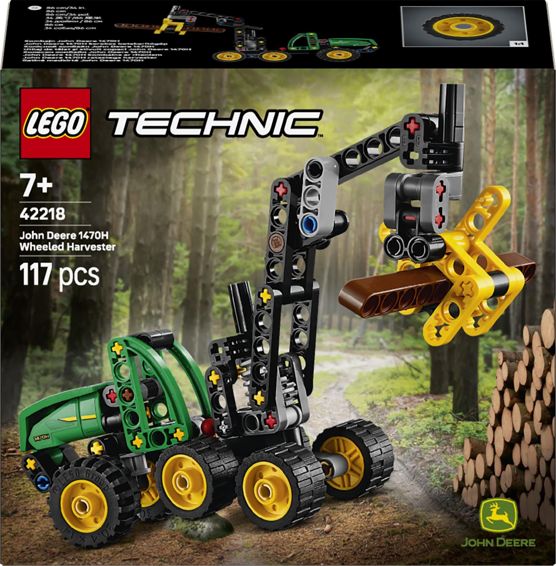 LEGO Technic John Deere 1470H Wheeled Harvester 42218