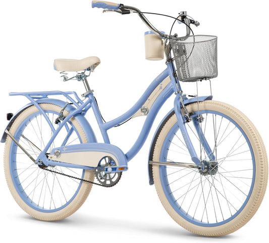Huffy Deluxe 20 Inch Cruiser Bike - Baby Blue