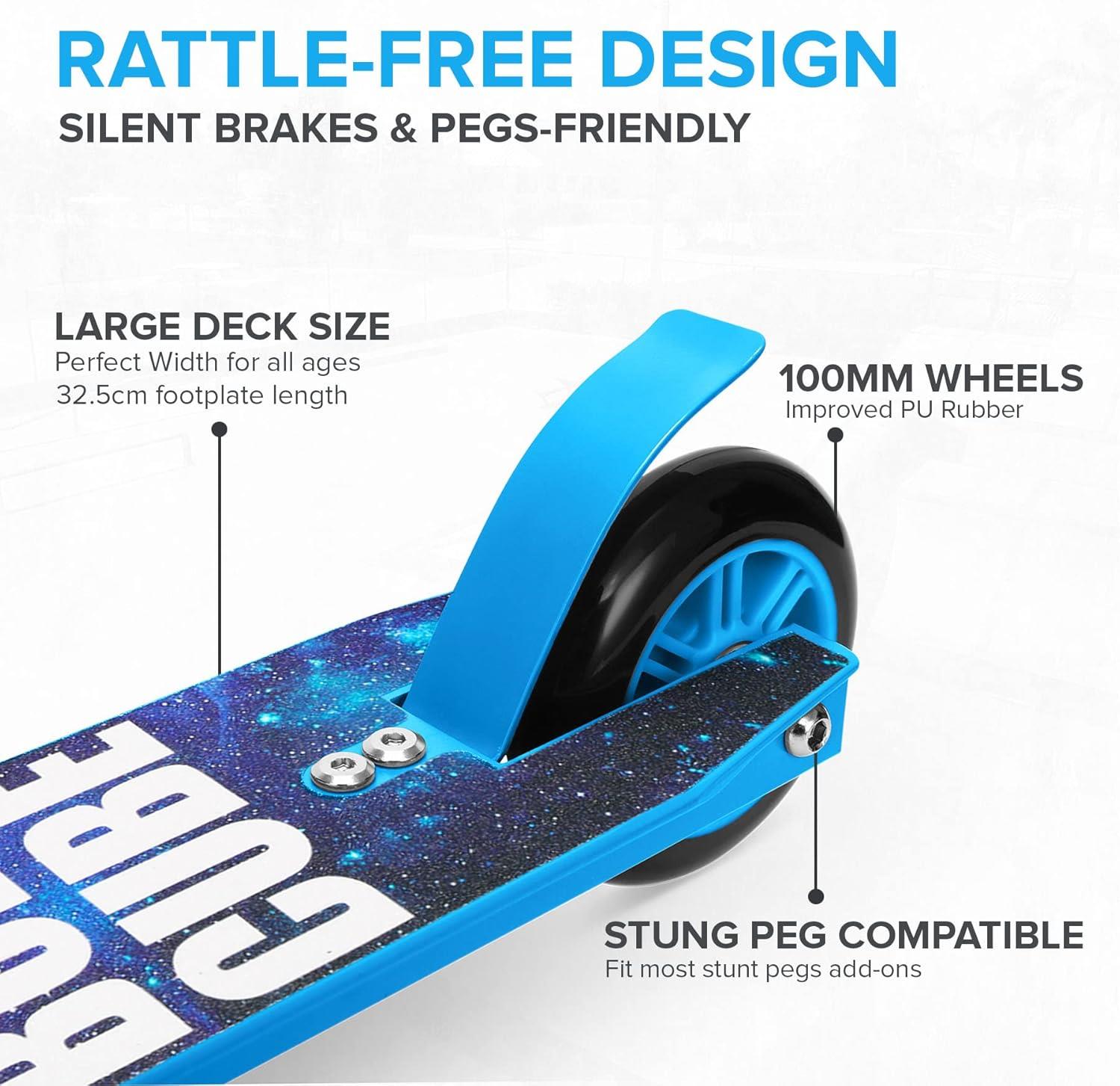 Boldcube Stunt Scooter - Cyan Blue