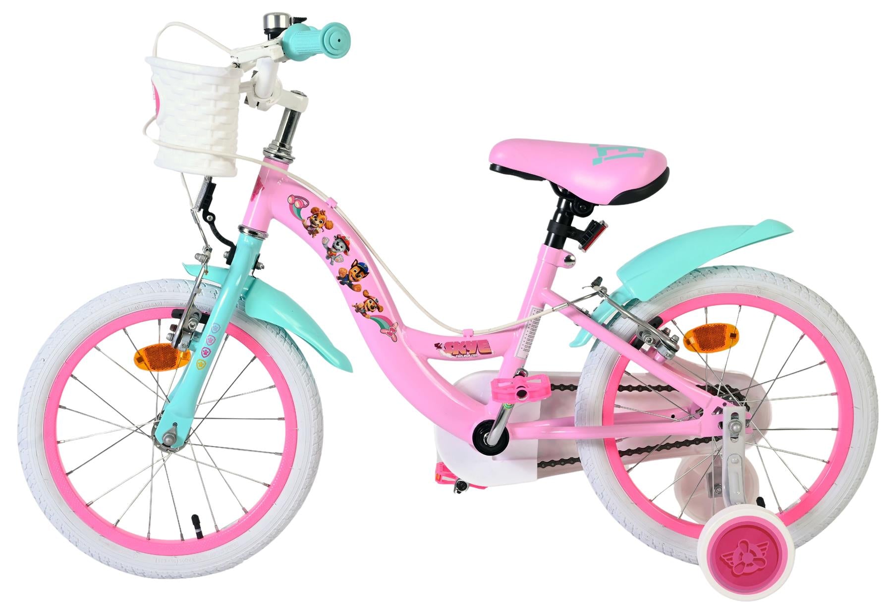 PAW Patrol 16 Inch Pink Children's Bike