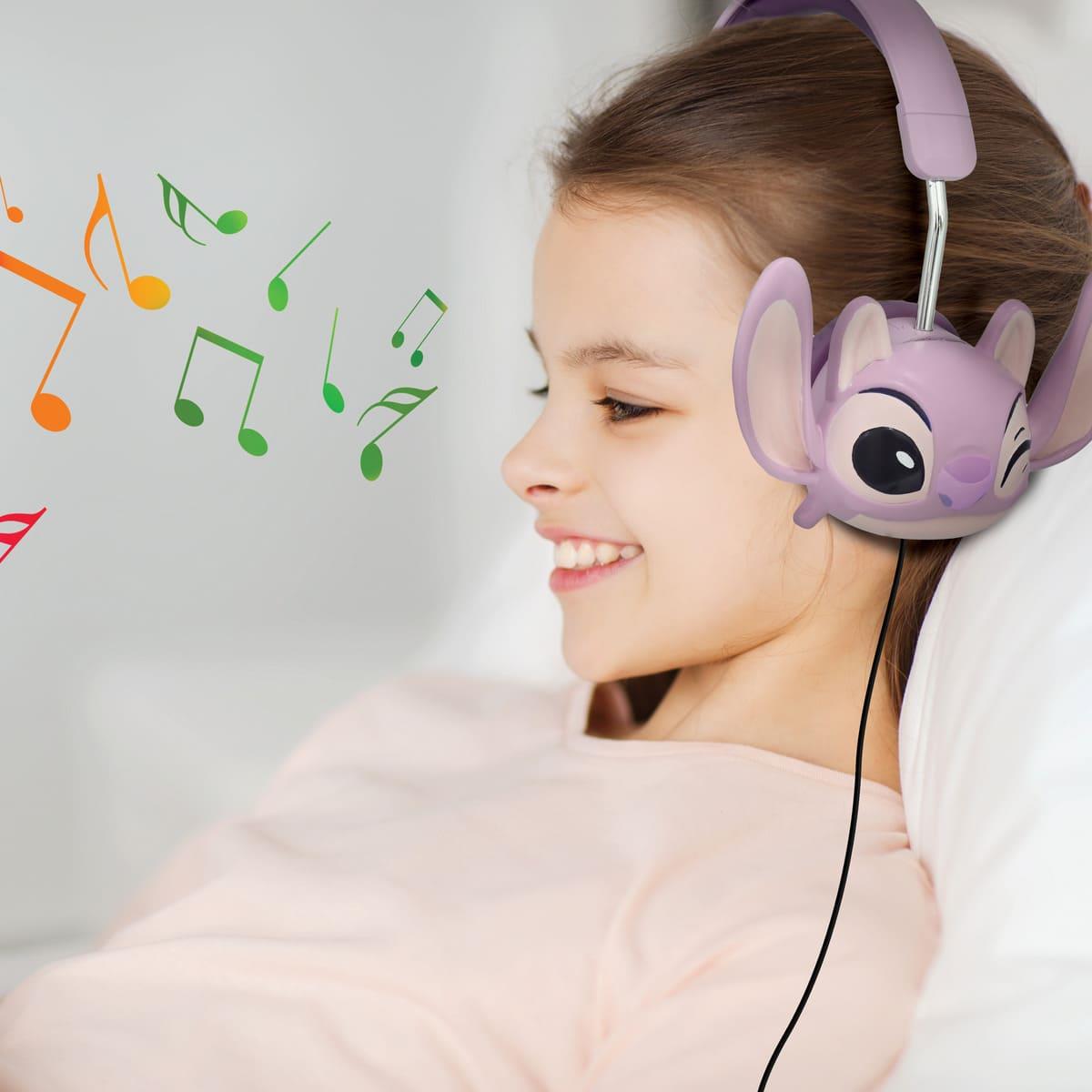 Disney Stitch Angel Wired Foldable Headphone