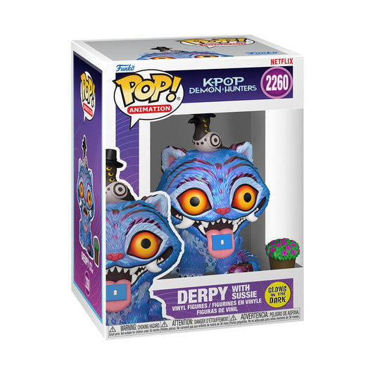 Funko POP! Animation: K-POP Demon Hunters Glow in the Dark Derpy & Sussie Figure
