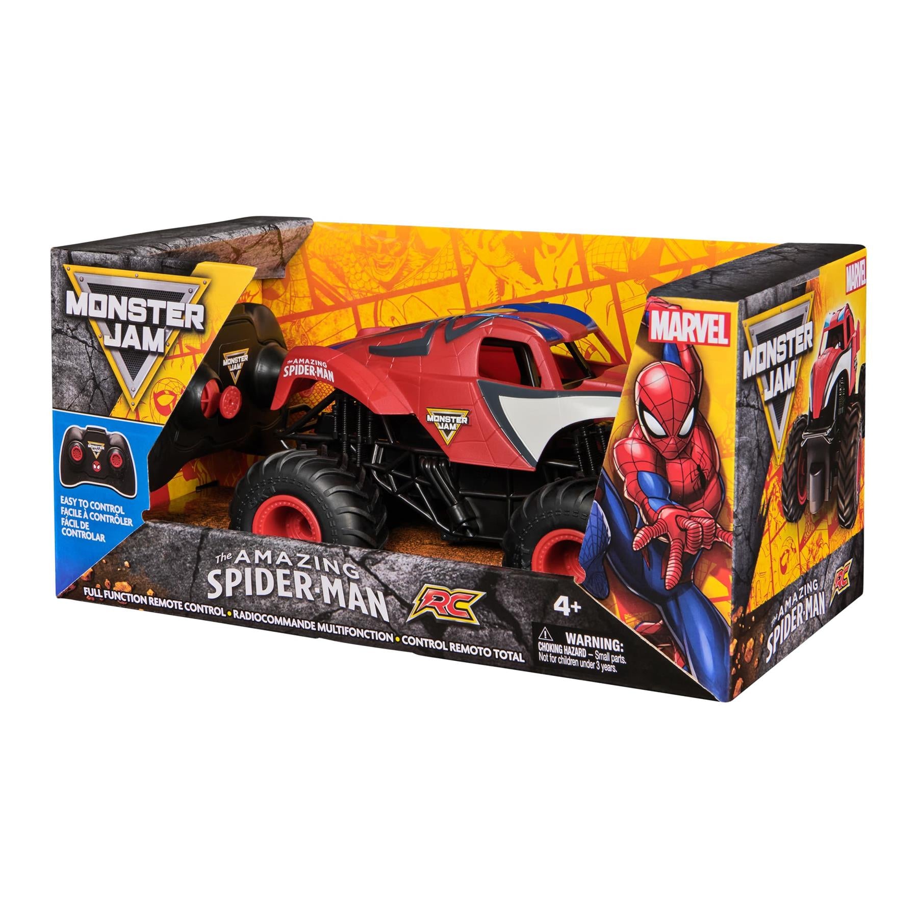 Monster Jam Marvel The Amazing Spider-Man RC Monster Truck