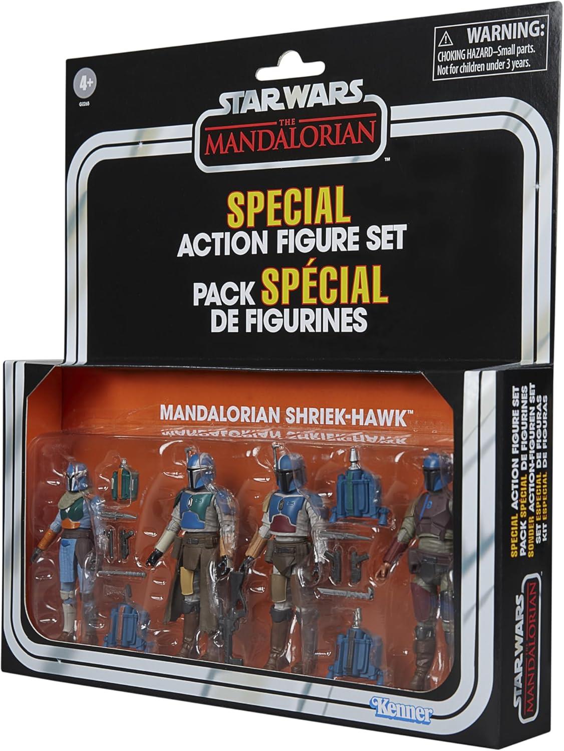 Star Wars The Vintage Collection Mandalorian 4 Pack Set - Shriek-Hawk
