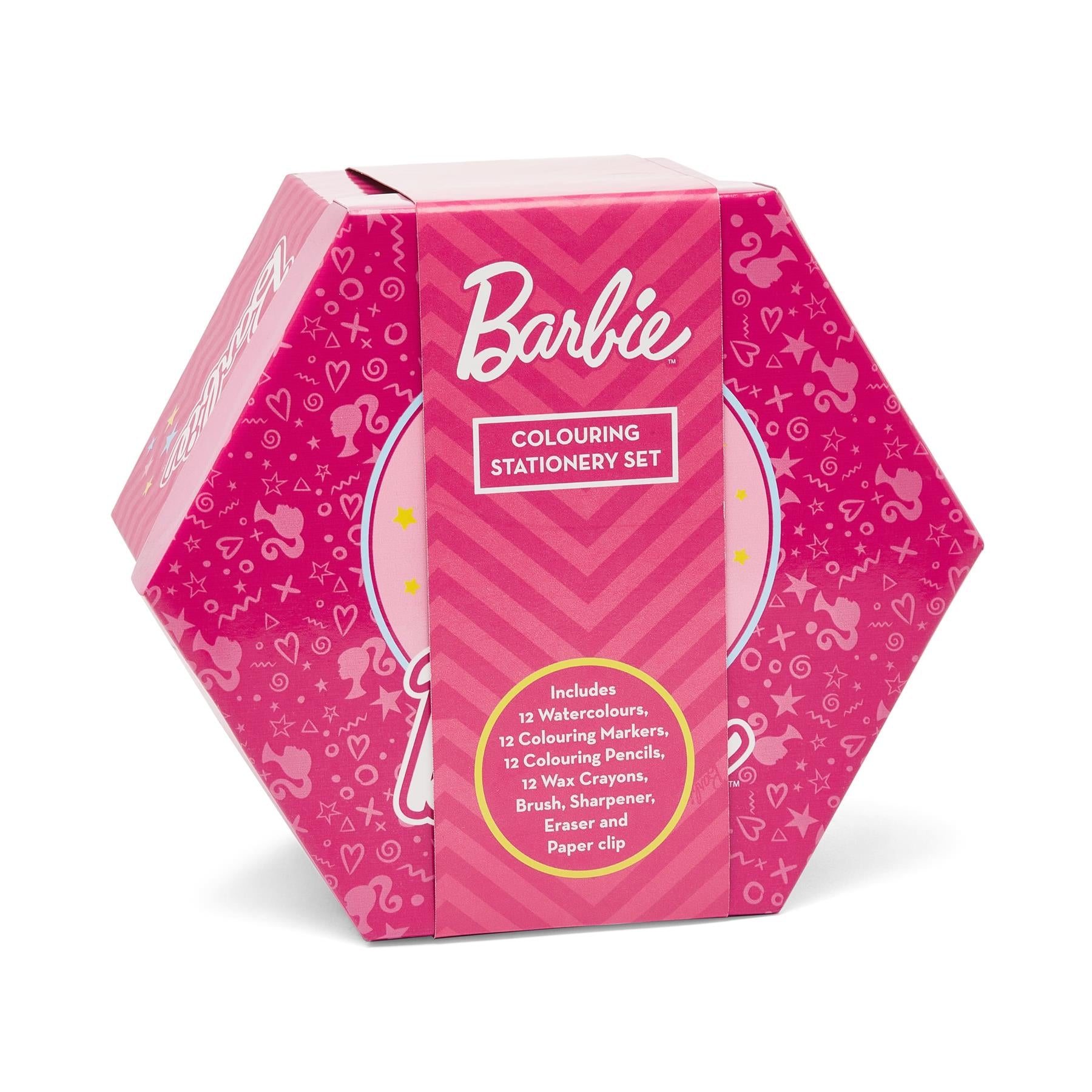 Barbie Deluxe 52-Piece Hexagonal Art Set