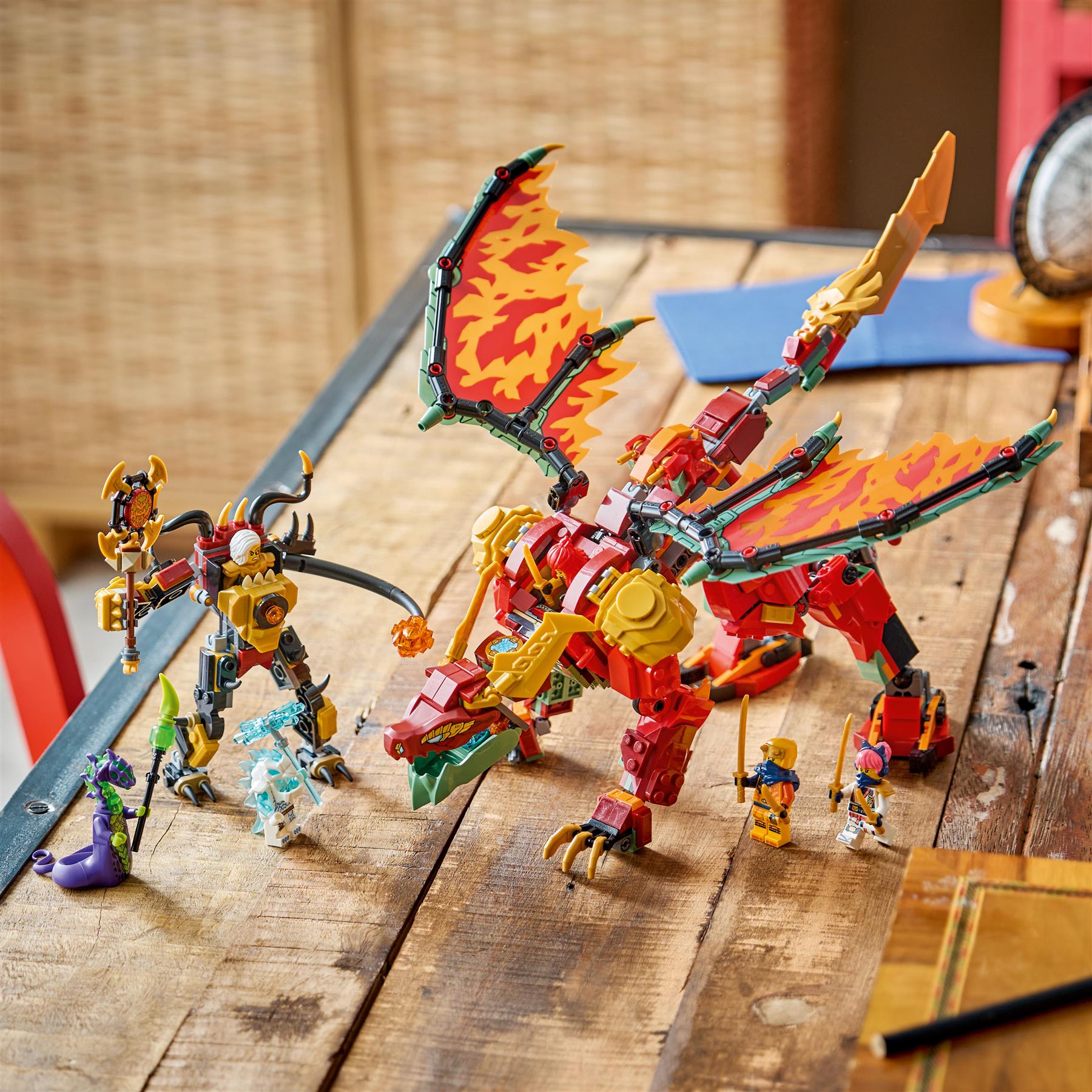 LEGO Ninjago Wyldfyre's Transforming Dragon Mech 71868