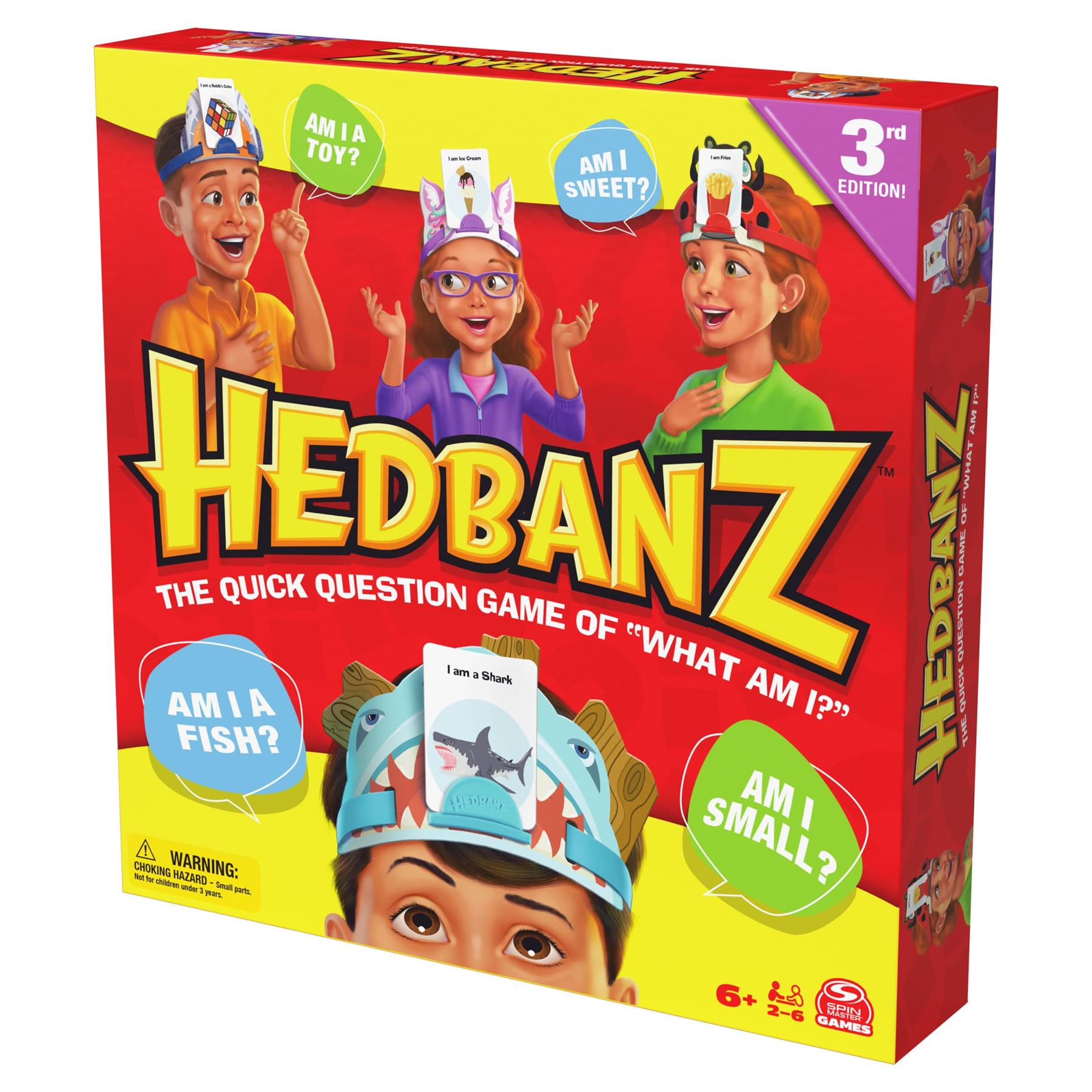 Spin Master Games, Hedbanz 3rd Edition 2025 with New Cards