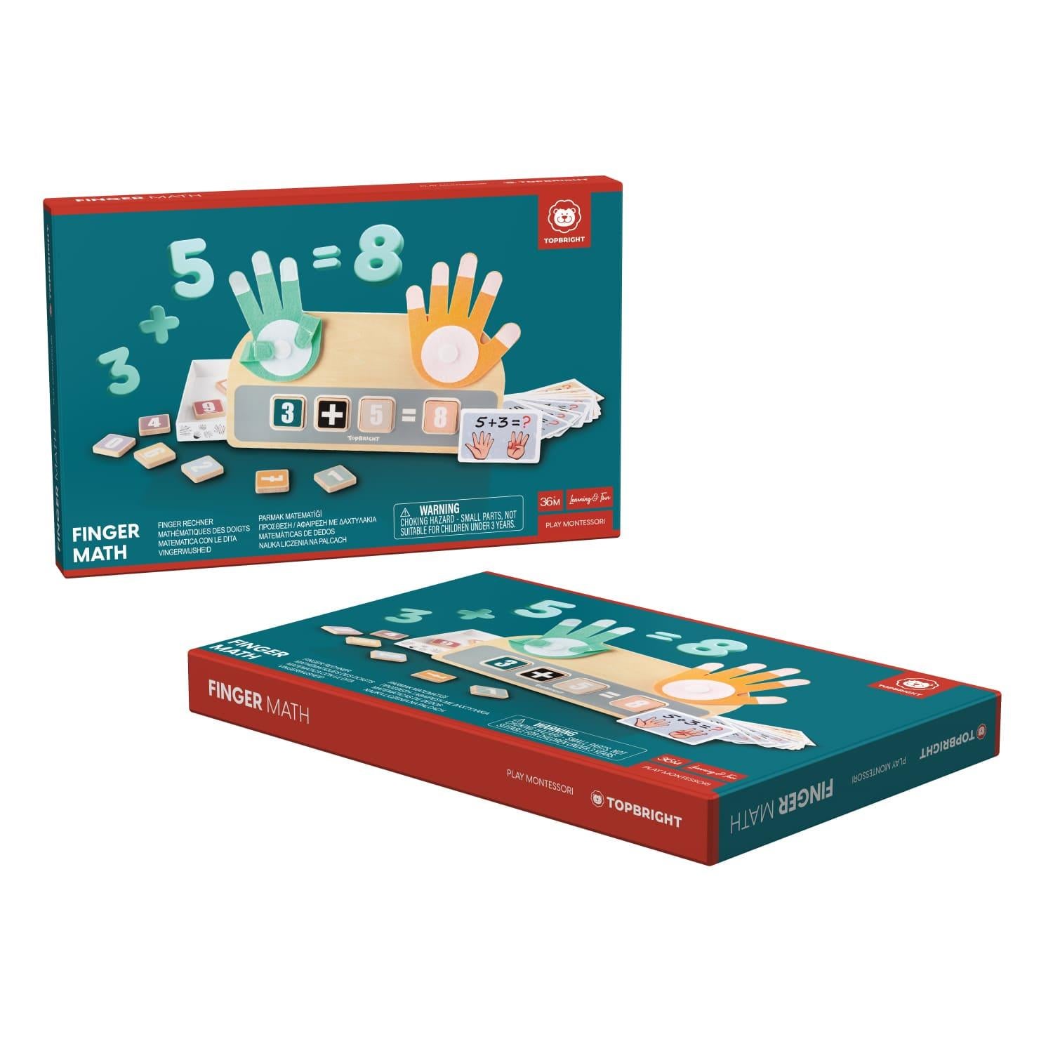 Topbright Wooden Finger Math