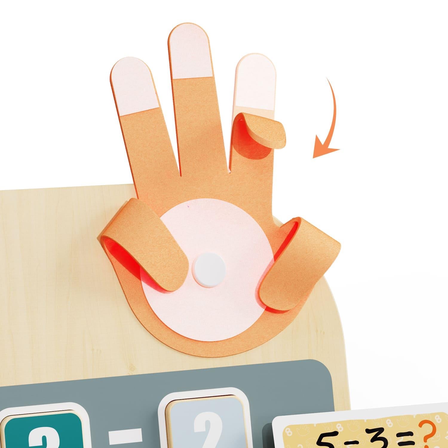 Topbright Wooden Finger Math