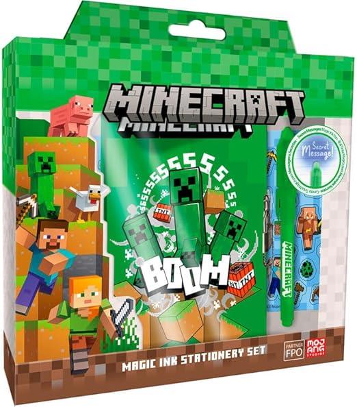 Minecraft Kids Magic Pen & Secret Diary Gift Set