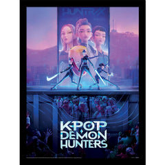 K-POP Demon  Hunters Key Art Framed Collector Print