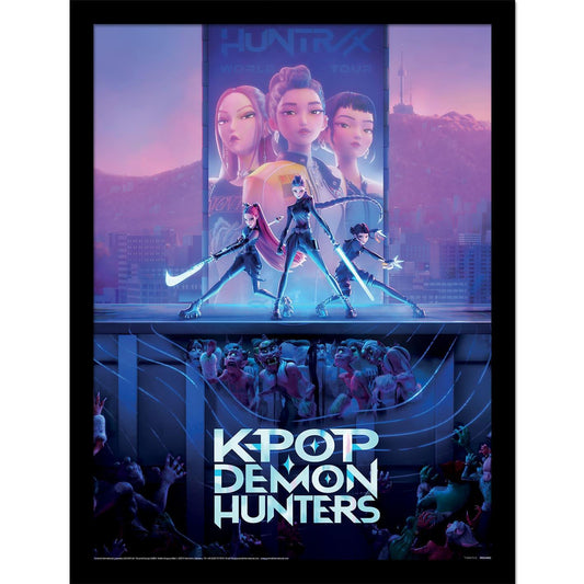 KPop Demon  Hunters Key Art Framed Collector Print