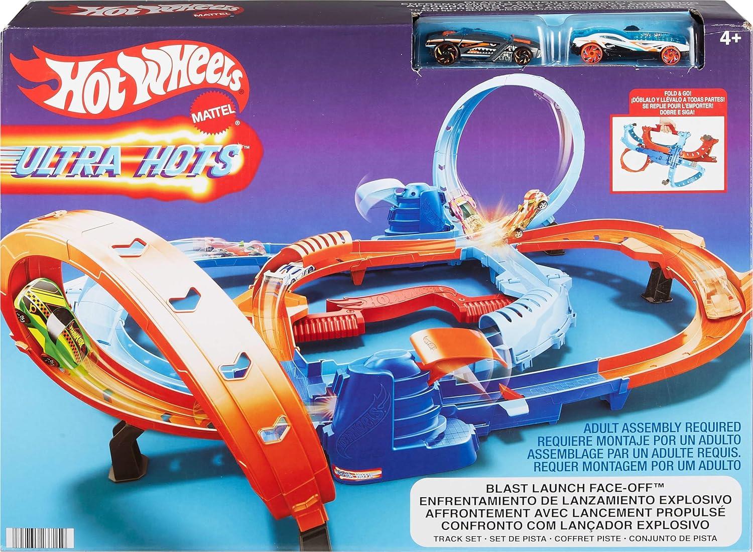 Hot Wheels Ultra Hots Blast Launch Face-Off Track Set