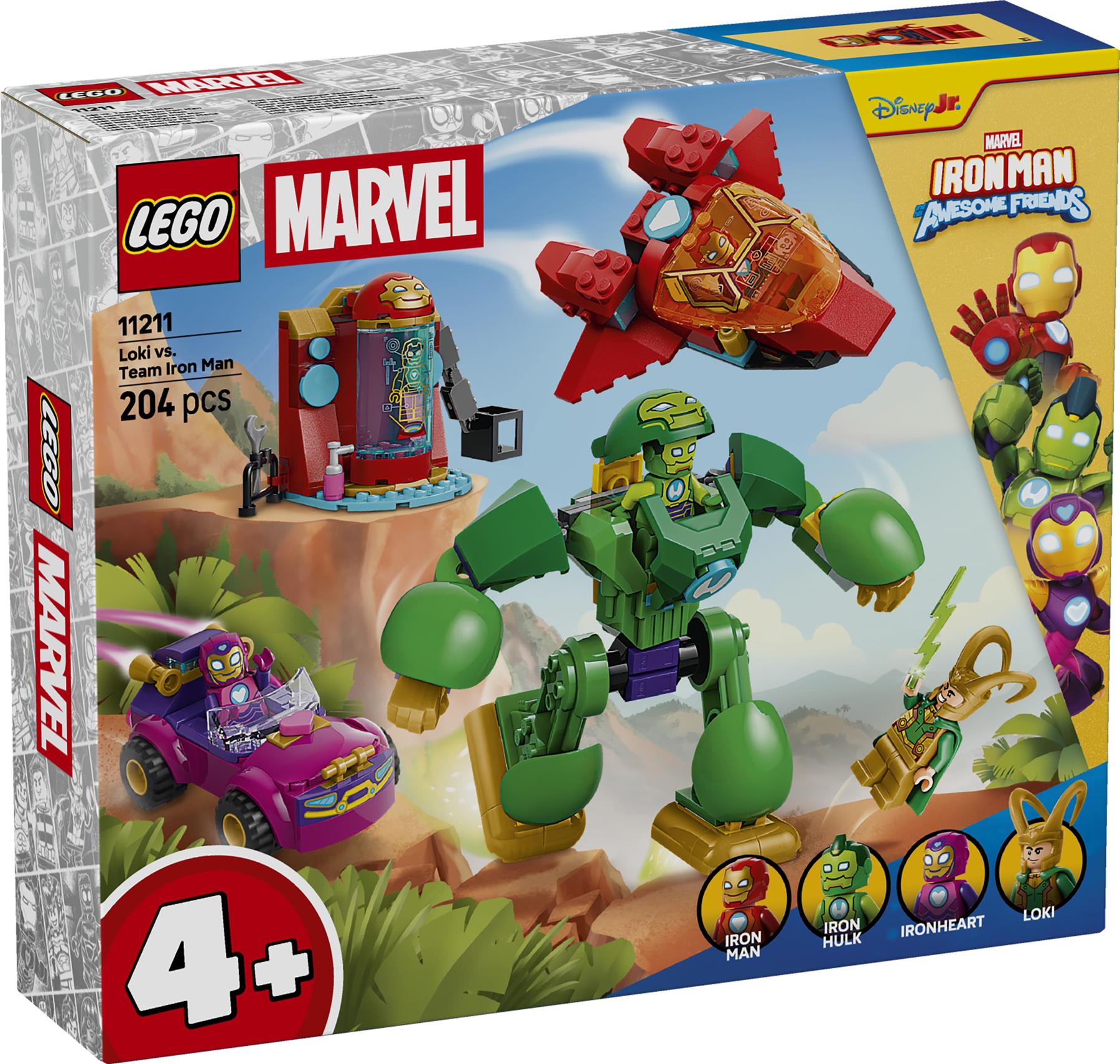 LEGO Marvel Loki vs. Team Iron Man 11211