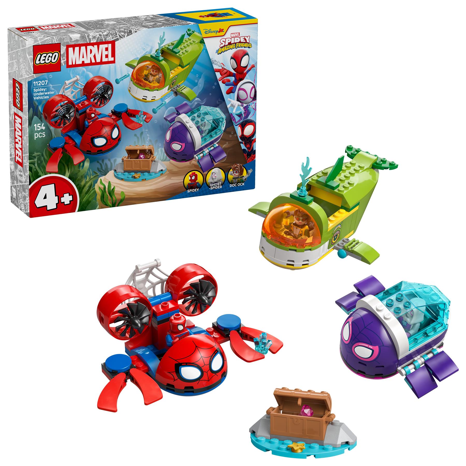 LEGO Marvel Spidey Underwater Vehicles 11207