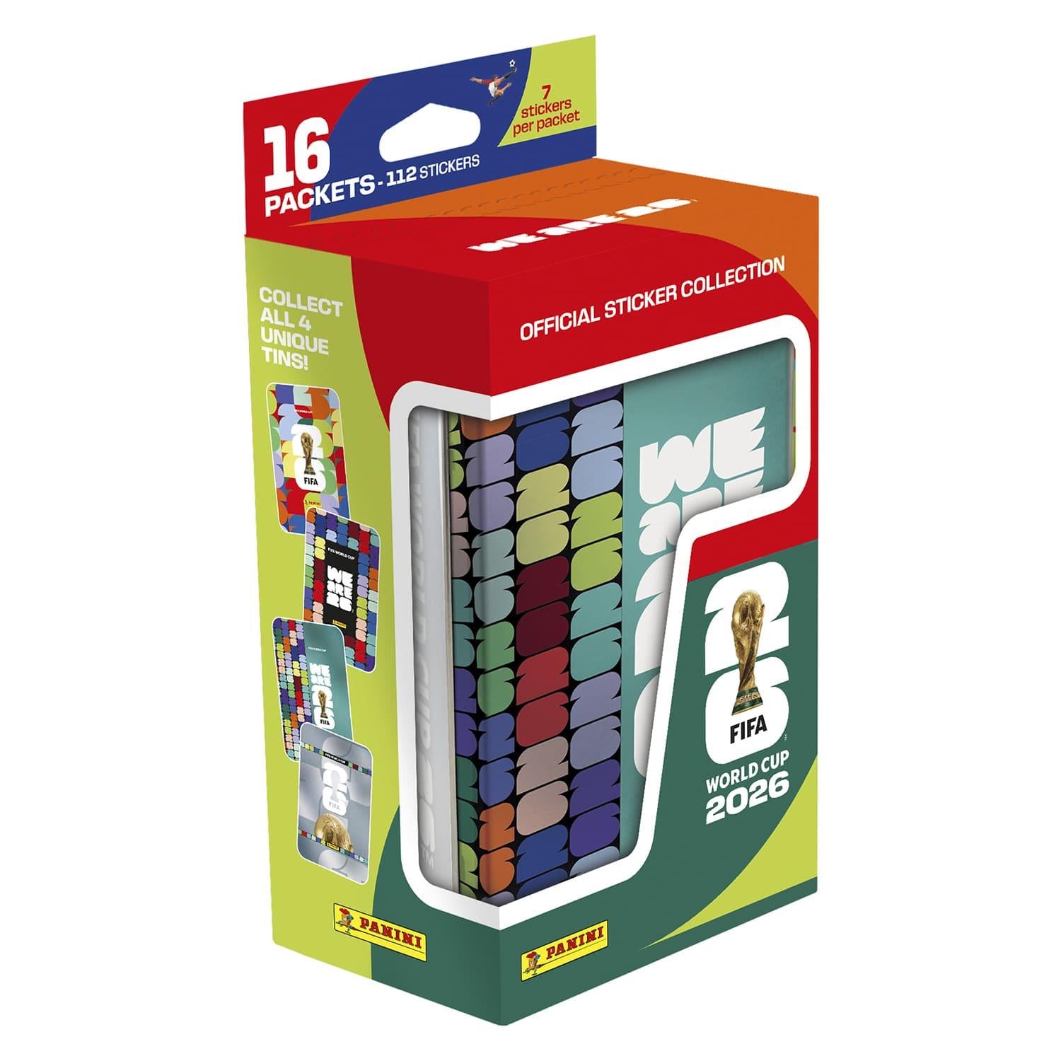 FIFA World Cup 2026 Sticker Collection Mega Tin Assortment