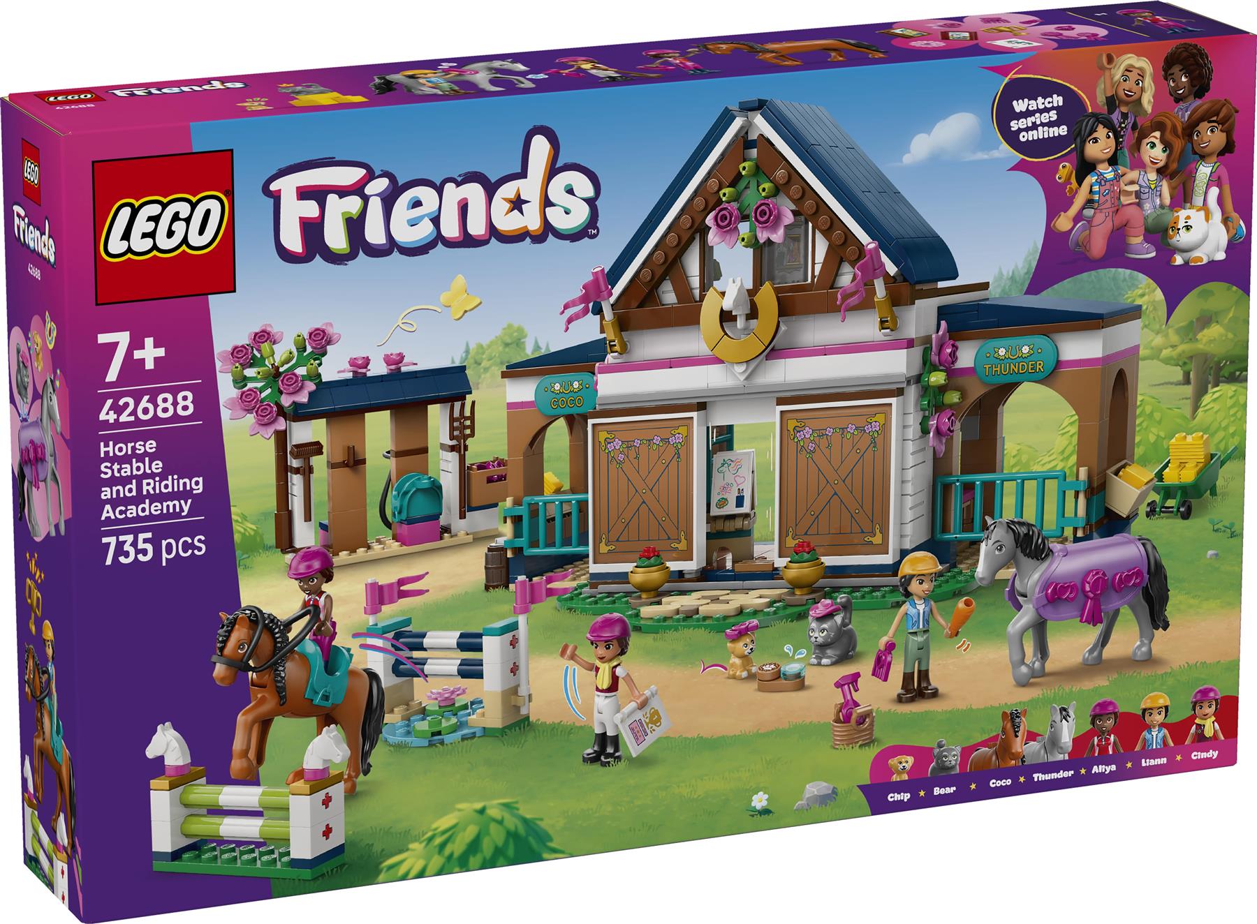 LEGO Friends Horse Stable and Riding Academy 42688