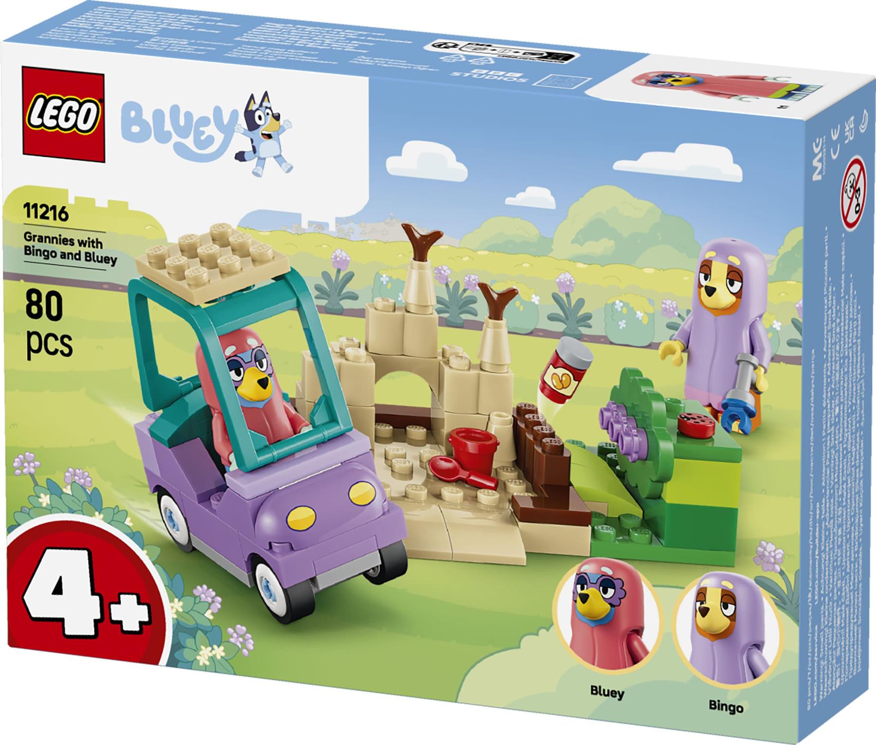 LEGO Bluey Grannies with Bingo and Bluey 11216