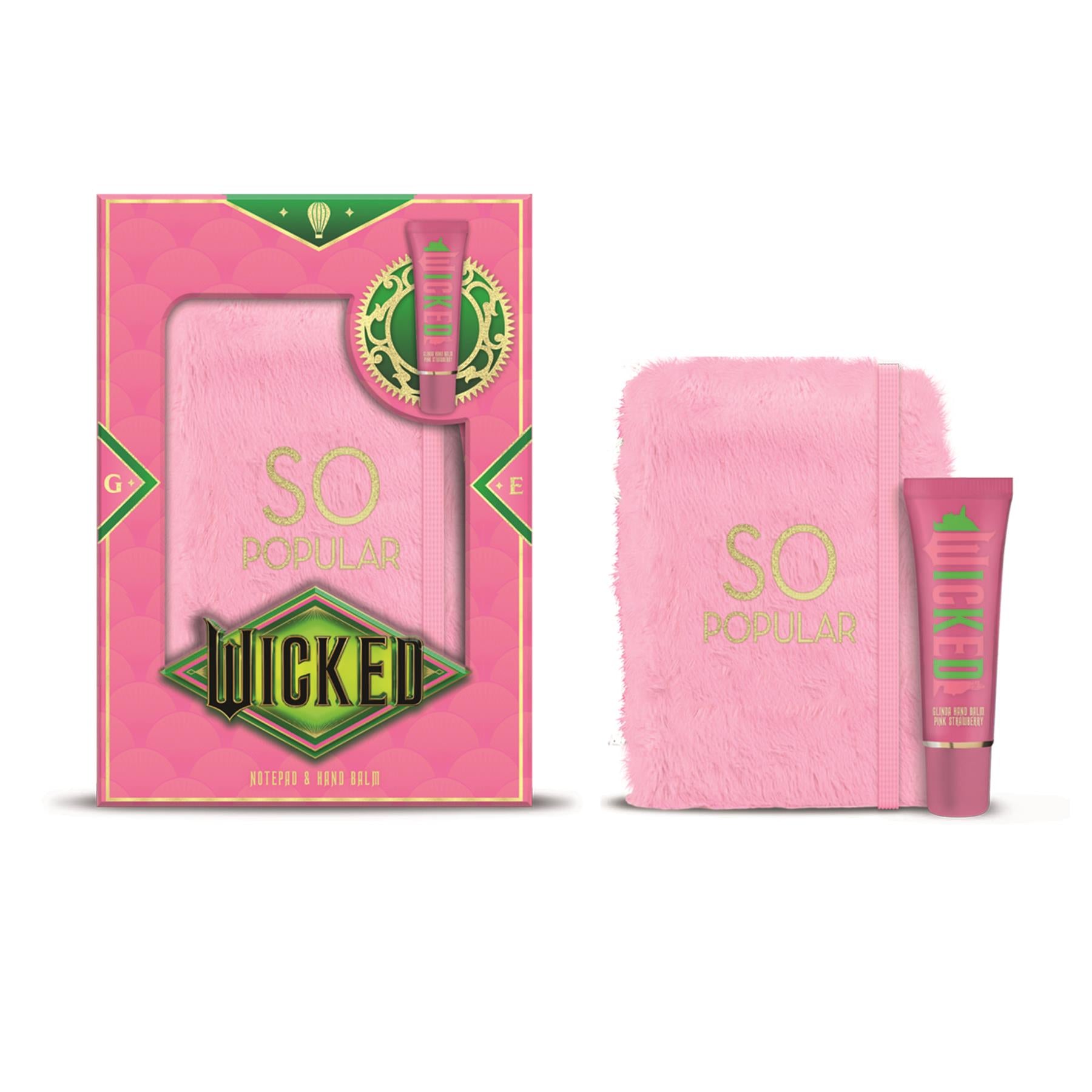 Wicked Plush Notebook and 30ml Handcream Gift Set