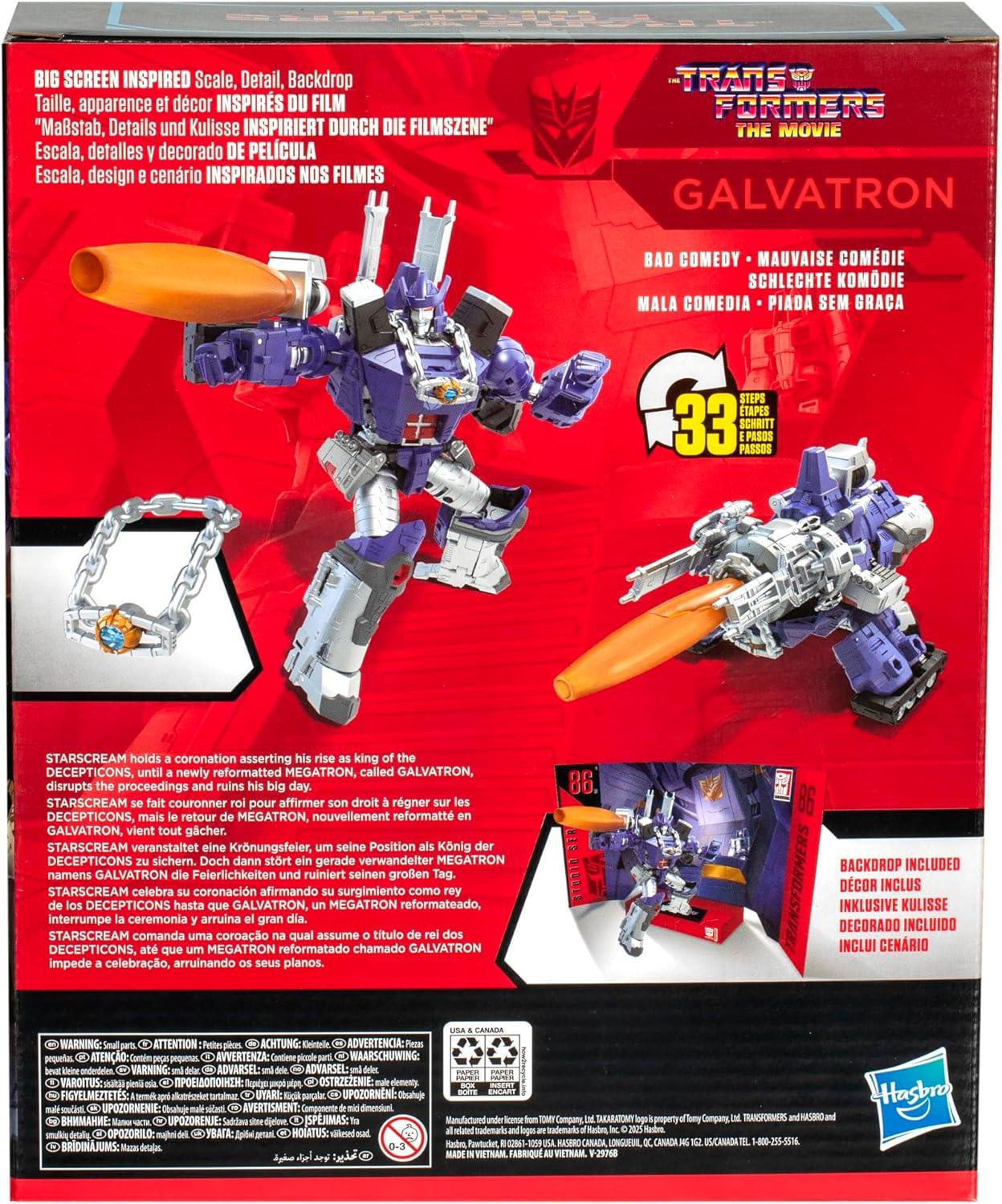The Transformers Studio Series Galvatron Action Figure